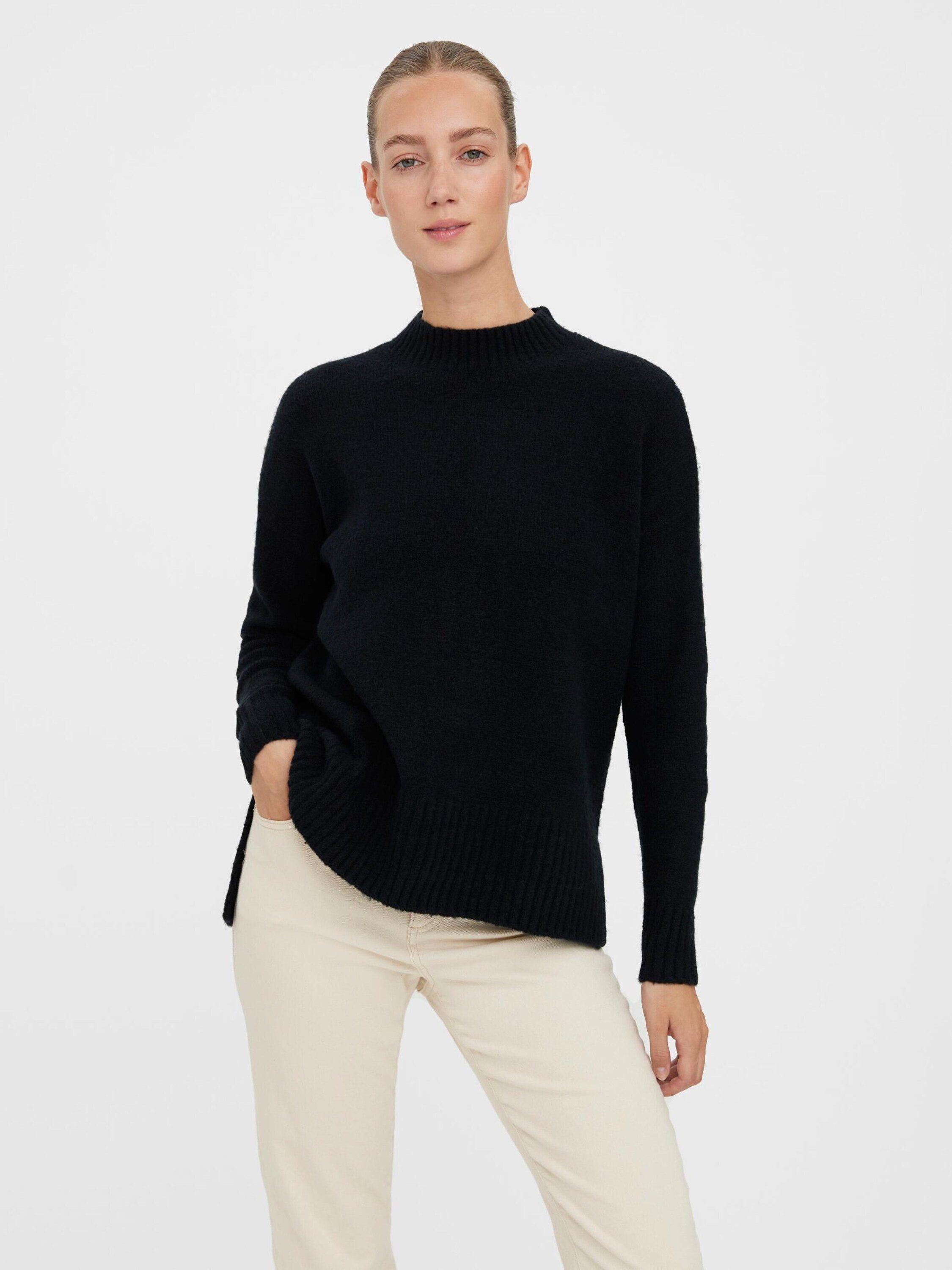 Vero Moda Rundhalspullover LEFILE (1-tlg) Plain/ohne Details günstig online kaufen