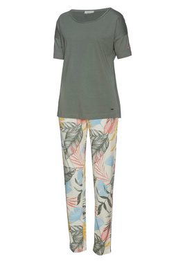 Vivance Dreams Pyjama (2 tlg., 1 Stück) mit floralem Druck