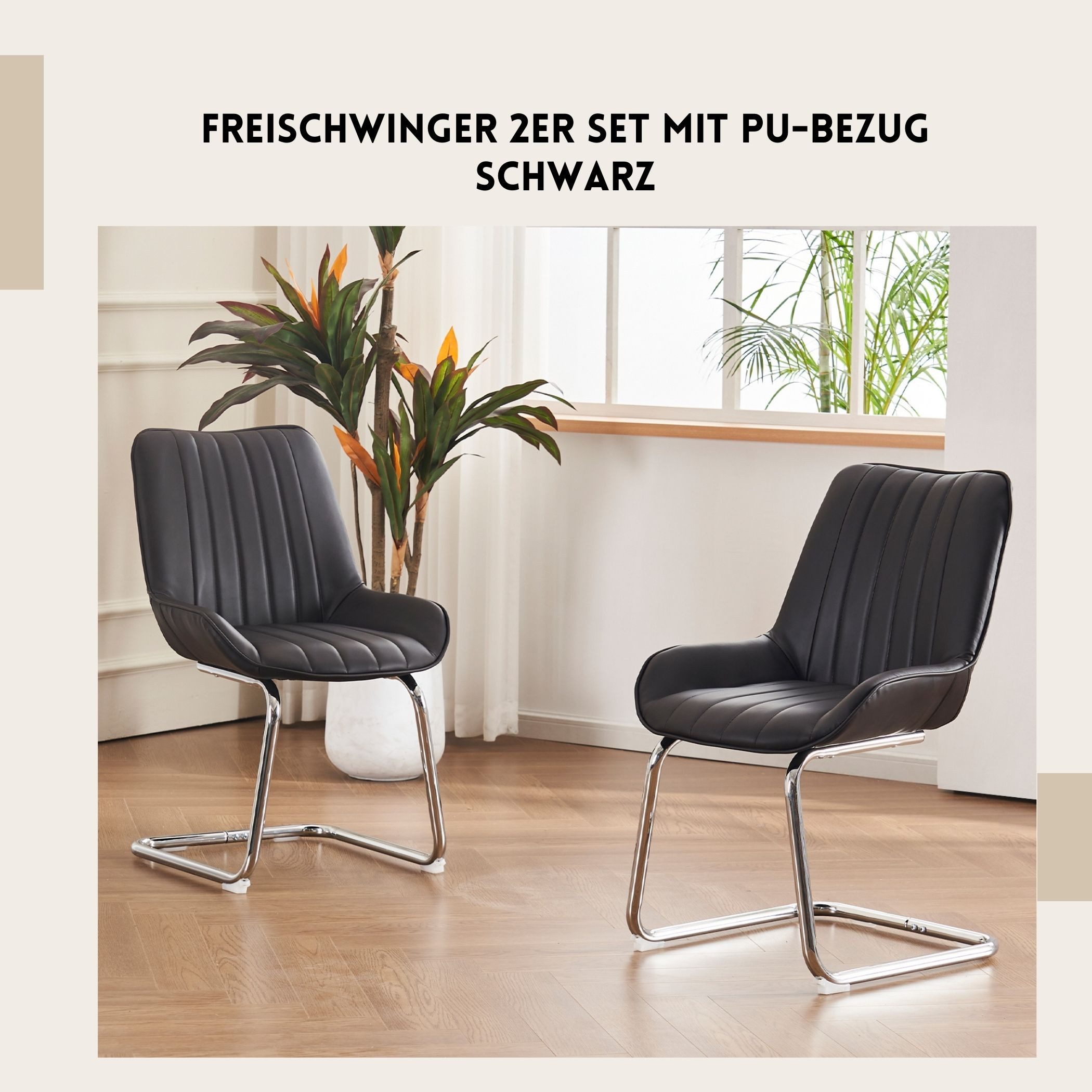 SeedWave Freischwinger 2er Set, Ergonomisch Gepolstert günstig online kaufen