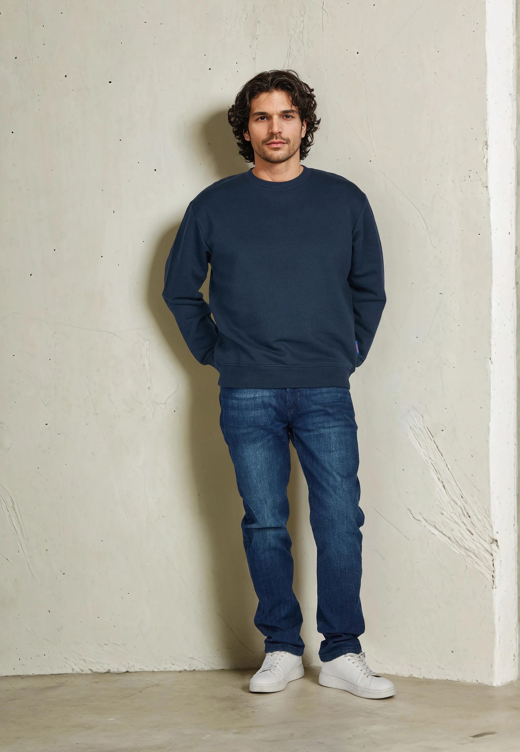 salzhaut Sweatshirt FLOOT Herren normale Passform salzhaut Pullover – bequemer Fit und nordisch klares Design