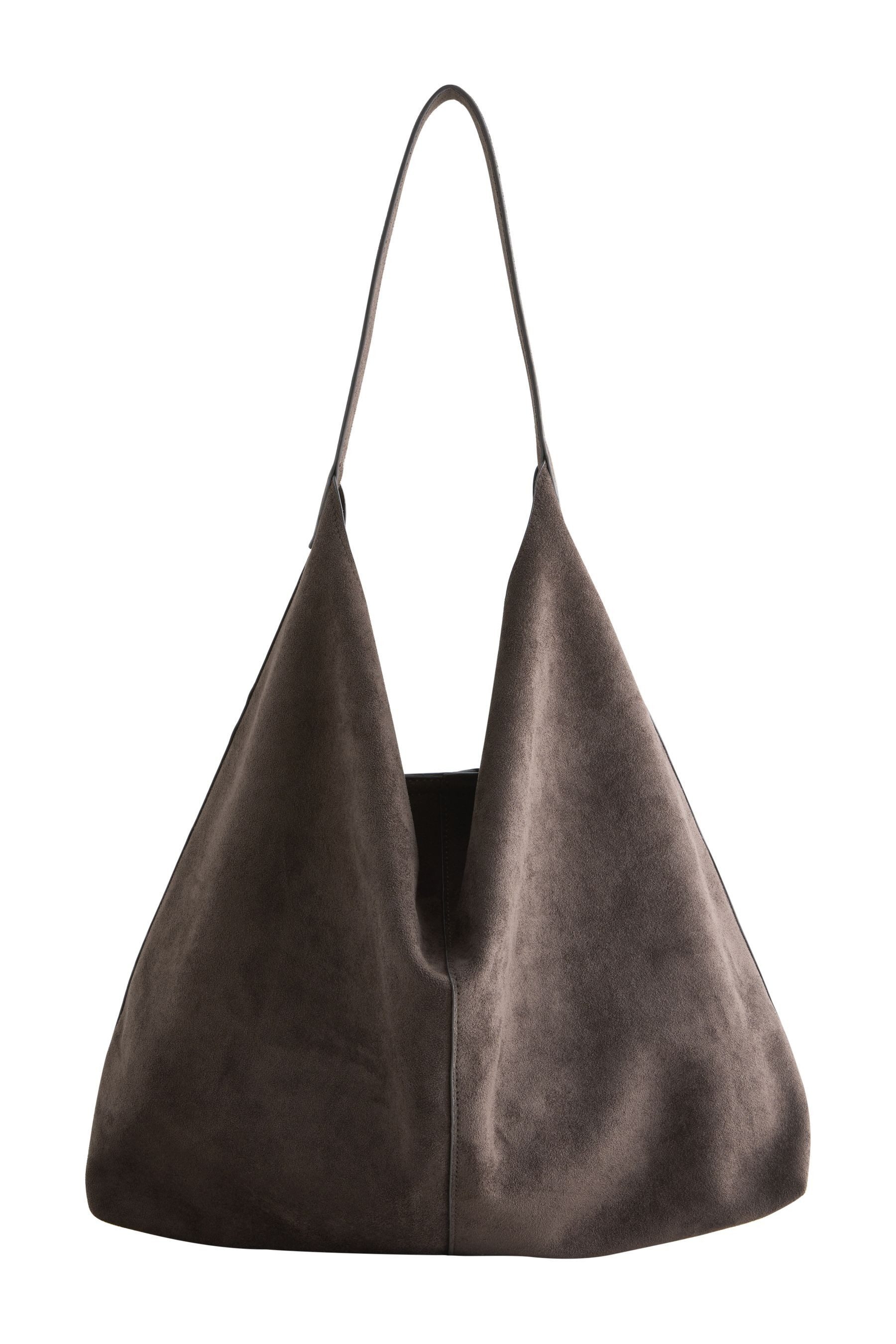Next Schultertasche Schultertasche aus Velourskunstleder (1-tlg)