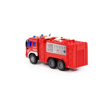Moni Spielzeug-Auto Spielzeug City Löschfahrzeug, 86396, Schwungantrieb, Spielzeug-Feuerwehr