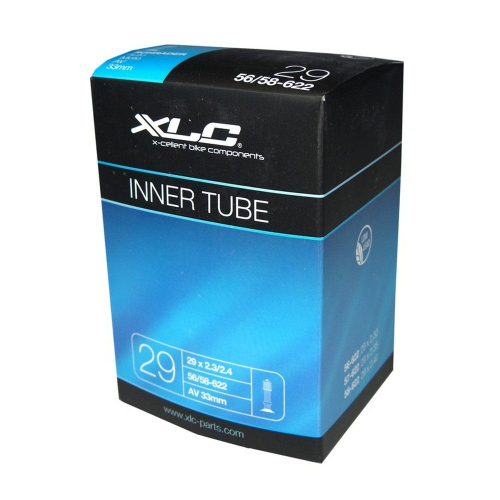 XLC Fahrradschlauch 29" MTB Schlauch, 29x2.3/2.4" (56-622, 57-622, 58-622), Autoventil (AV