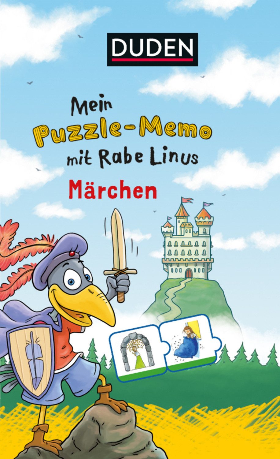 Duden Puzzle Mein Puzzlememo mit Rabe Linus - Märchen (Kinderspiel), Puzzleteile