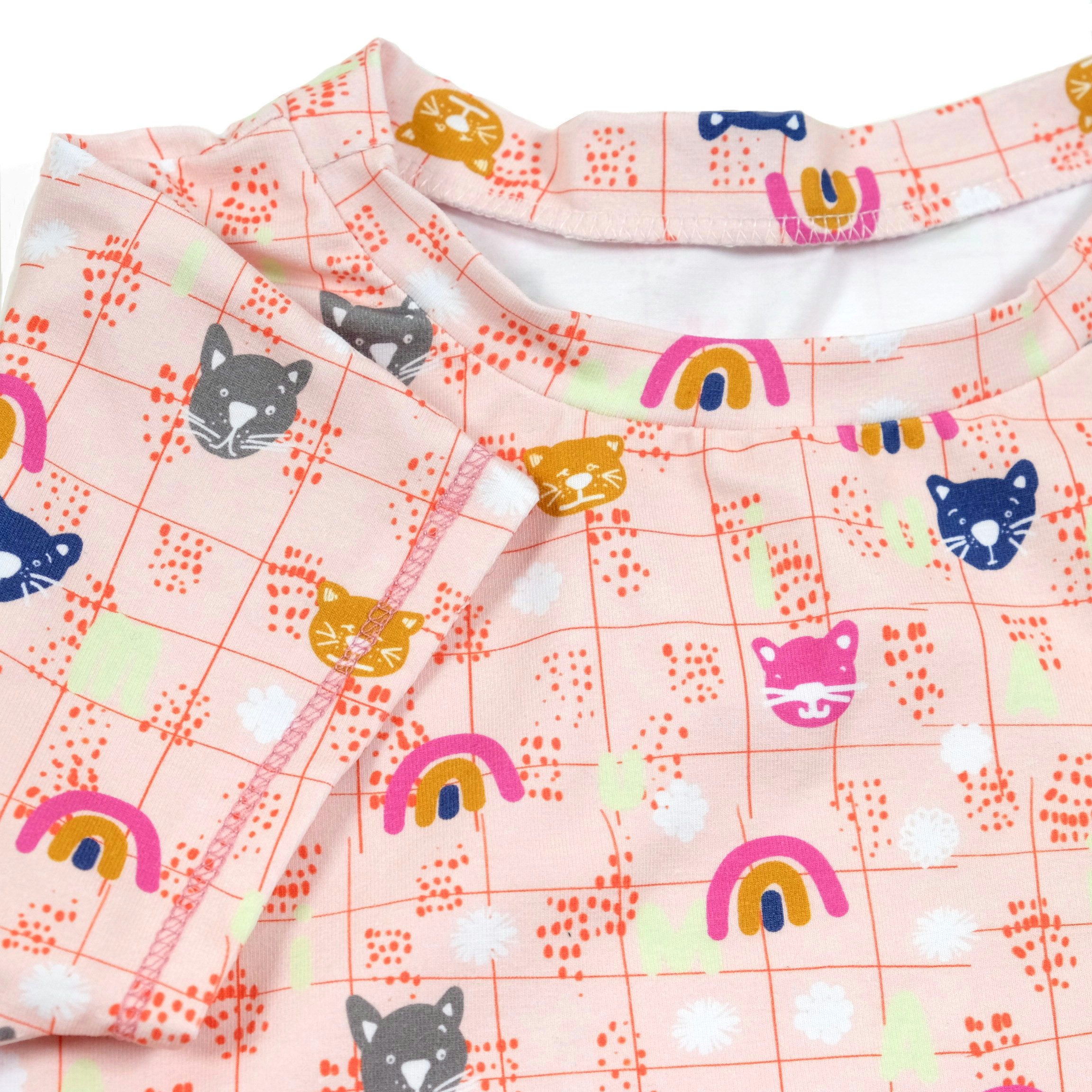 lillestoff Stoff Bio Jersey Stoff Katze, Lillestoff Sweetmiau, 19,90 EUR/m, Meterware, 50 cm x 150 cm