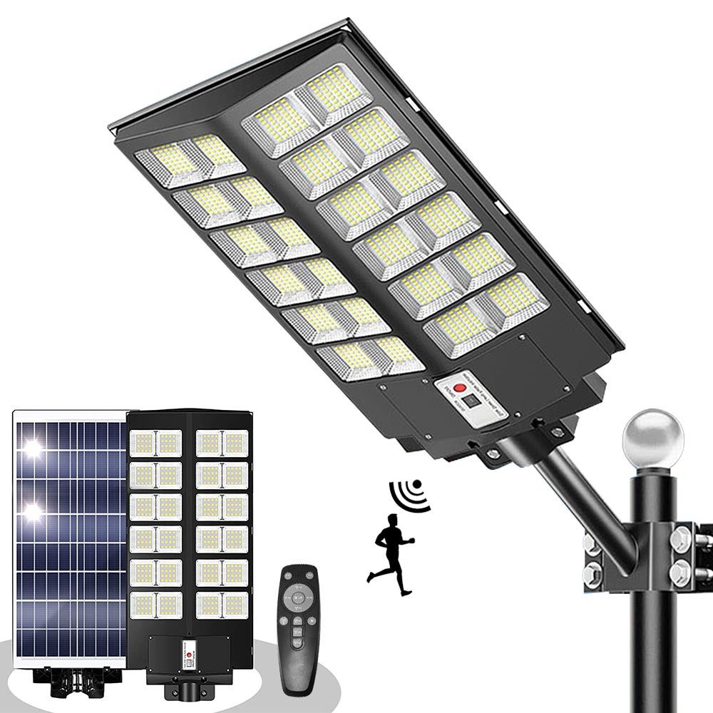 GLIESE LED Solarleuchte LED Außen-Wandleuchte Solar mit Daemmerungssensor, mit Fernbedienung, 6500K kaltweiß, 100000 lm, LED fest integriert, kaltweiß, Solarlampen für Außen hängend Spotlight