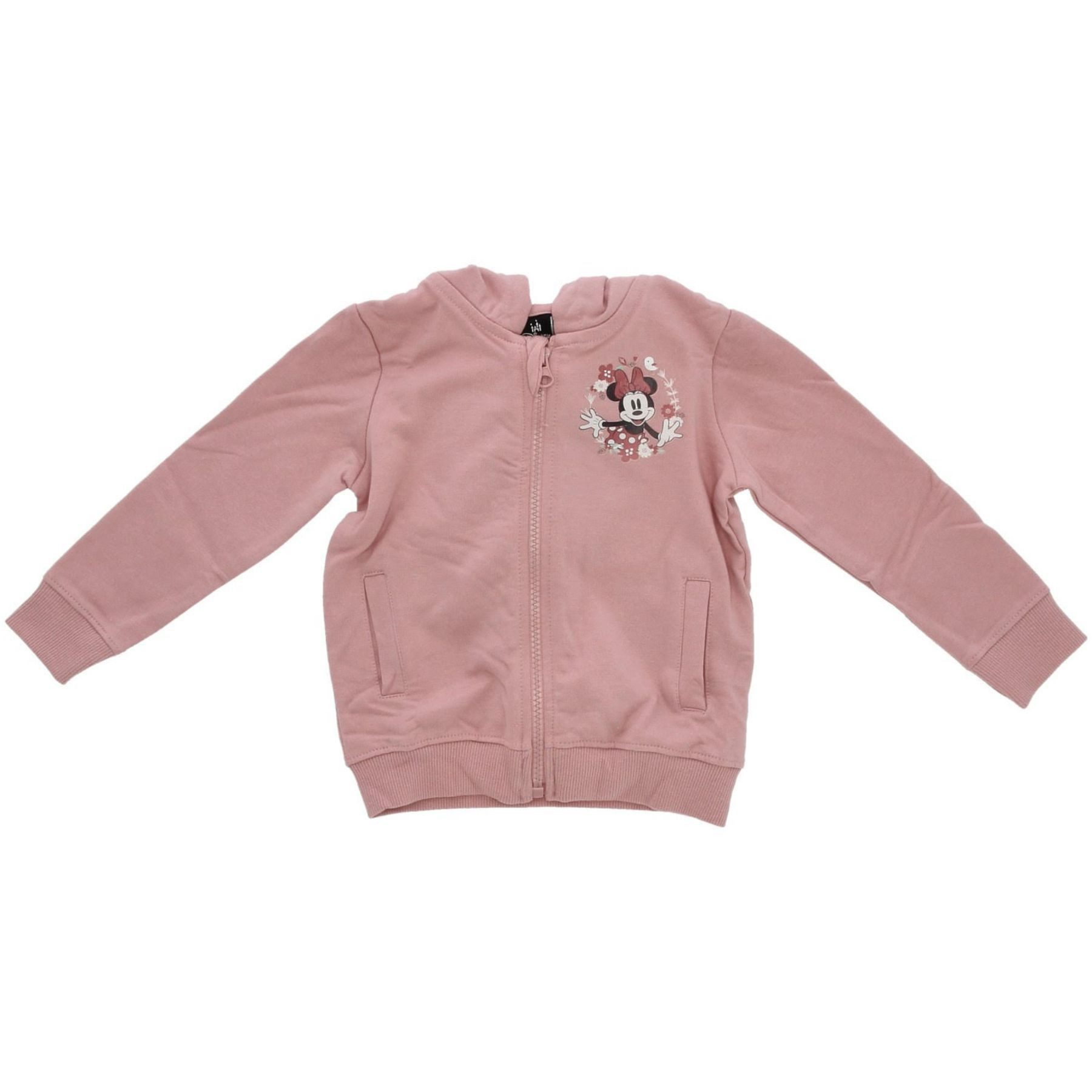 Disney Minnie Mouse Sweatjacke Baby Sweatjacke mit Kapuze aus Baumwolle – weicher Hoodie für Kinder