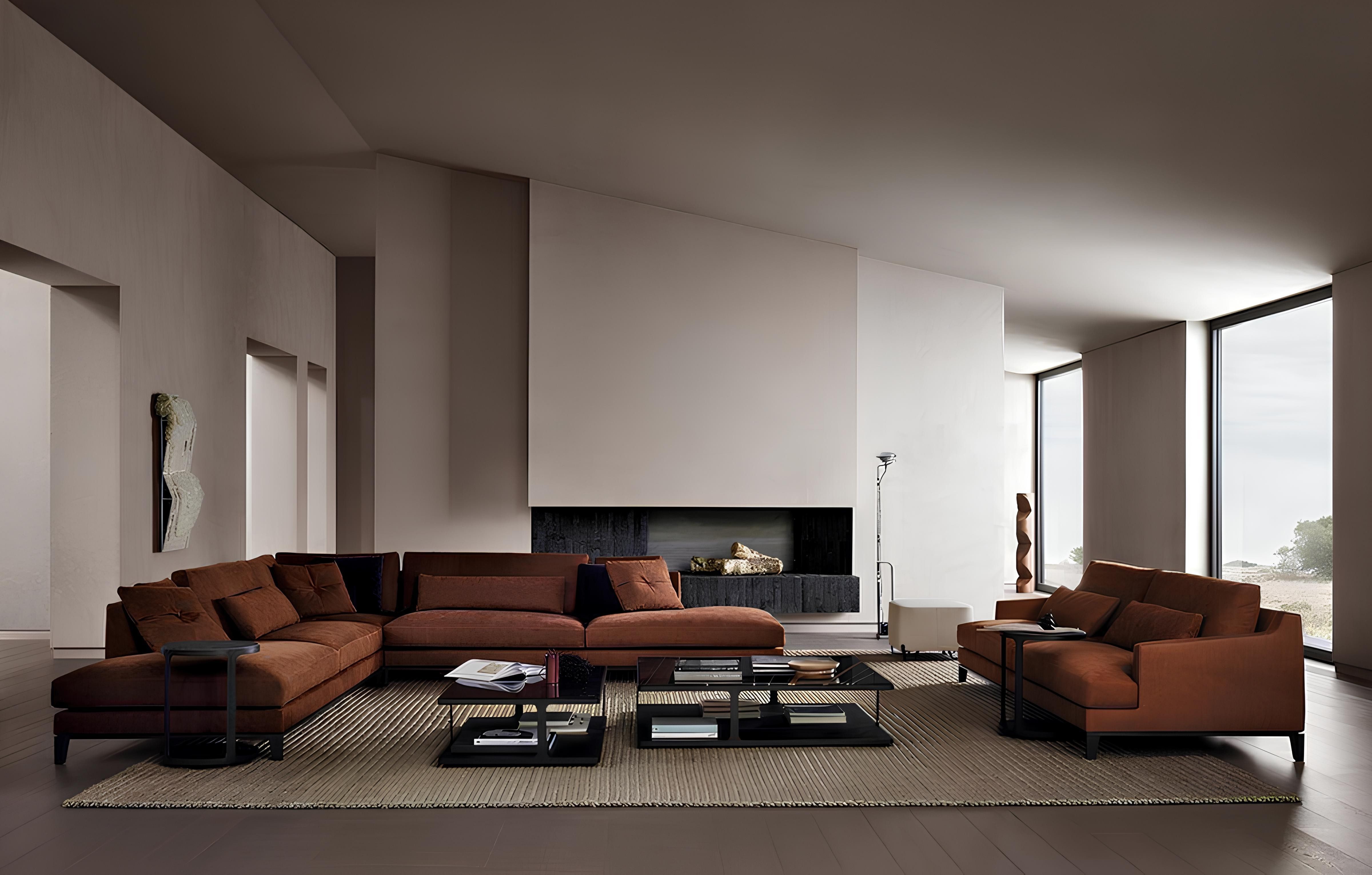 JVmoebel Ecksofa Elegantes Leder-Ecksofa in edlem Braun mit verstellbarer Funktion, Made in Europa