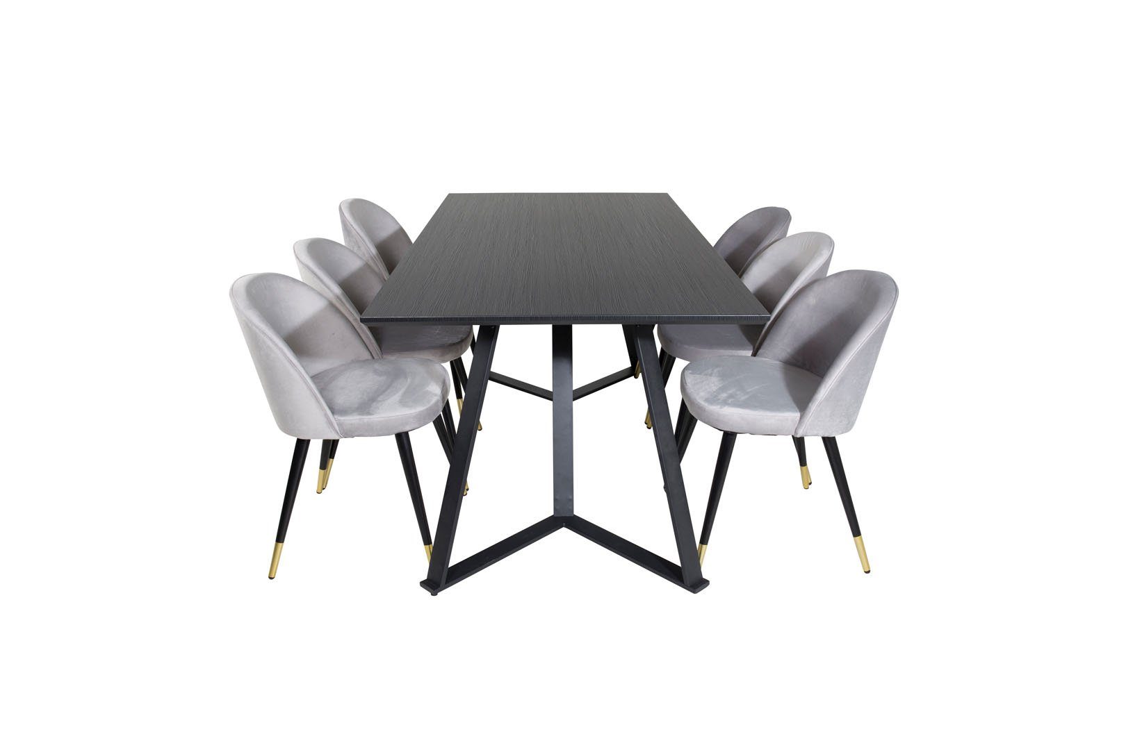 ebuy24 Essgruppe MarinaBLBL Essgruppe Esstisch schwarz günstig online kaufen