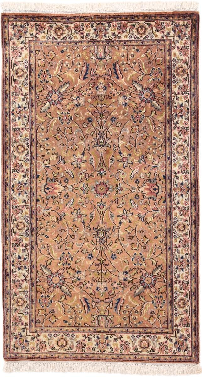 Orientteppich Indo Keshan 92x158 Handgeknüpfter Orientteppich, Nain Trading, rechteckig, Höhe: 12 mm