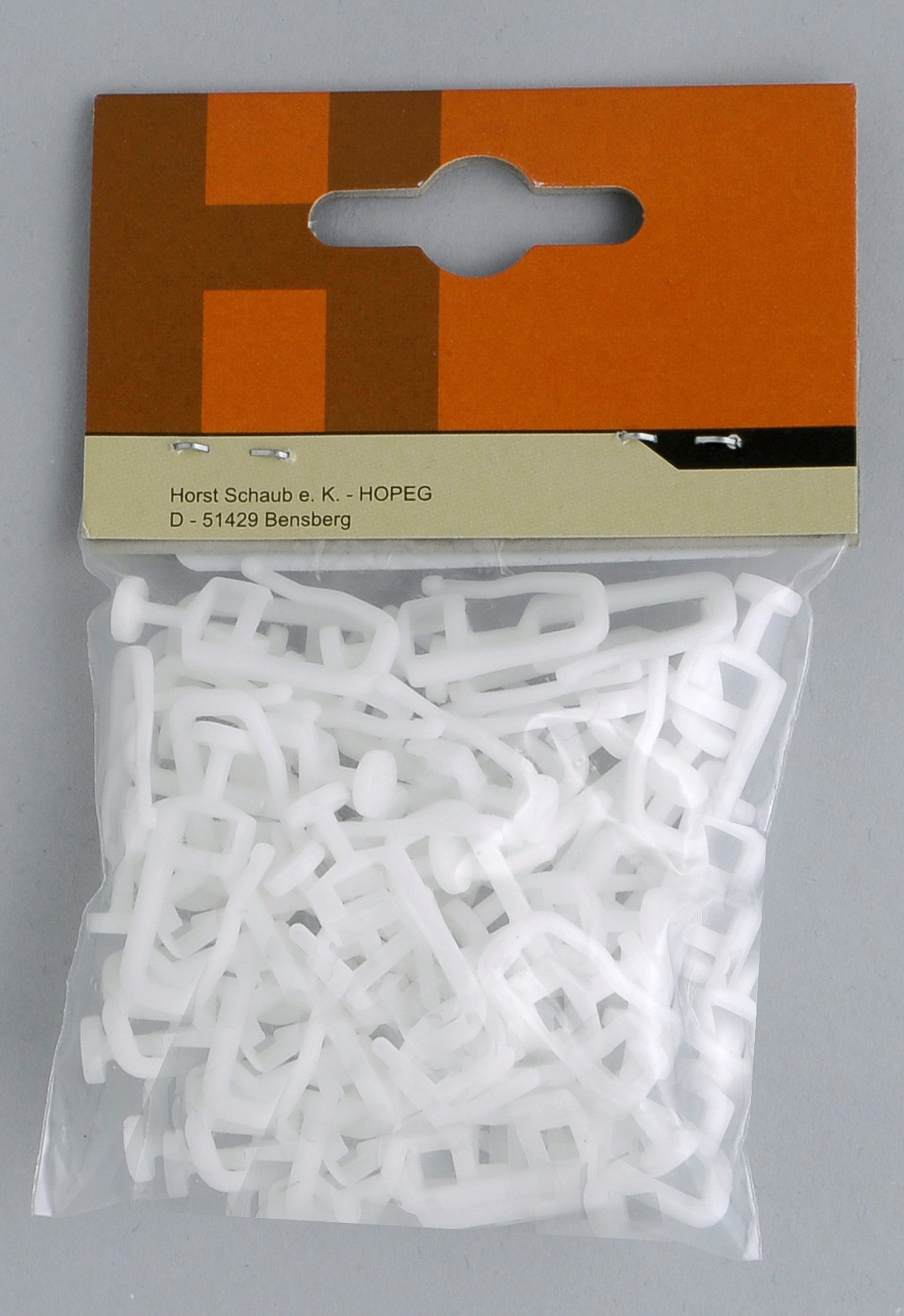 Clever-Kauf-24 Gardinengleiter Flachkopf-Gleiter, rund (Durchmesser Kopf 7mm), (50-St) – Bild 3 von 3