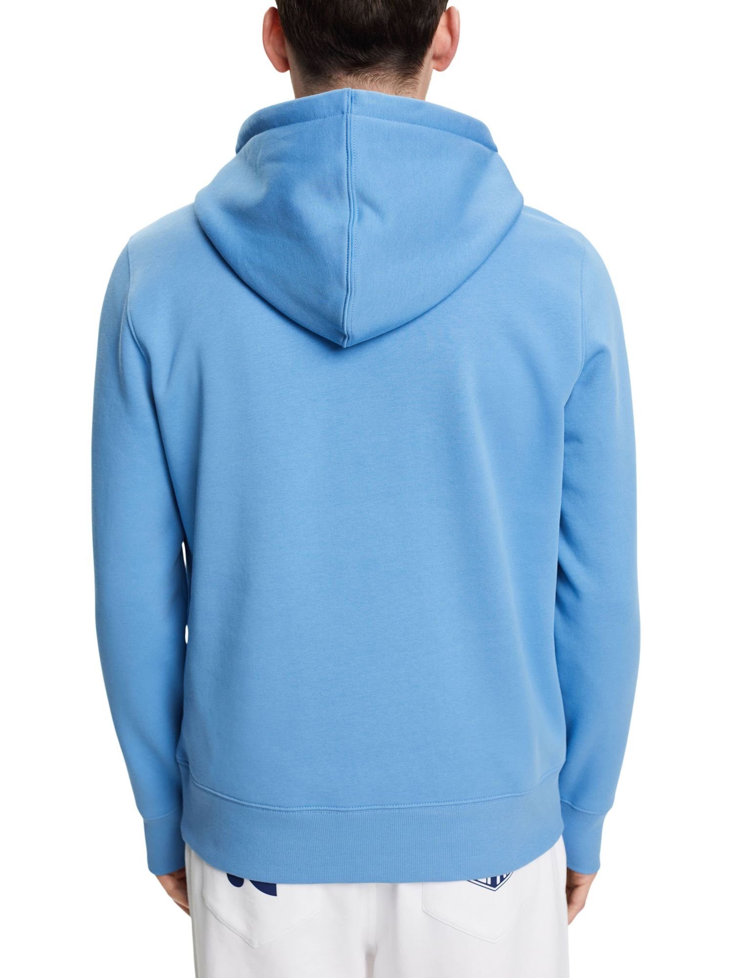 Logo LAVENDER LIGHT mit Sweatshirt (1-tlg) BLUE Esprit Baumwoll-Kapuzensweatshirt