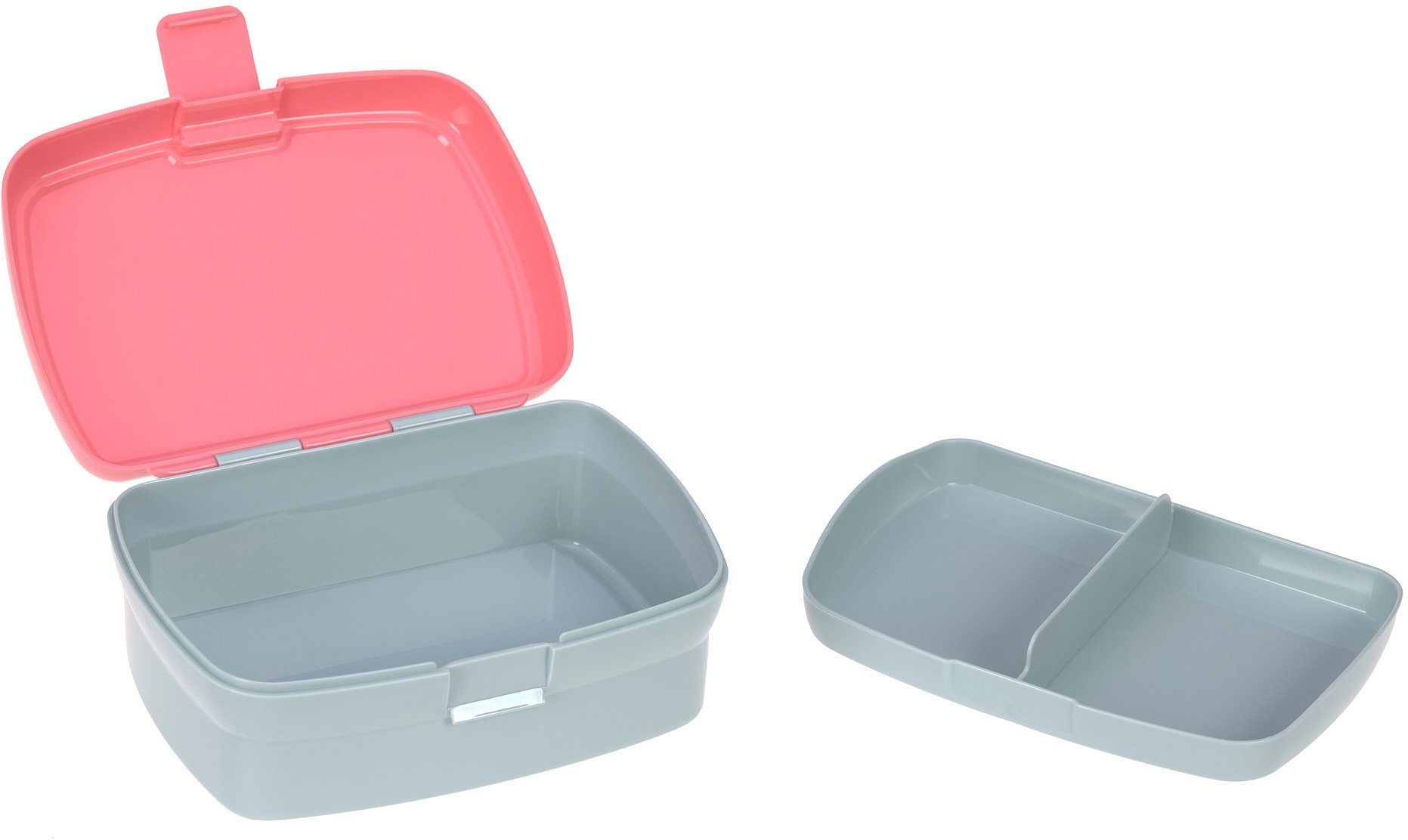 LÄSSIG Lunchbox About Friends, Dino rose, Polyprophylen (PP), Tritan, (Set, 2-tlg), mit Trinkflasche