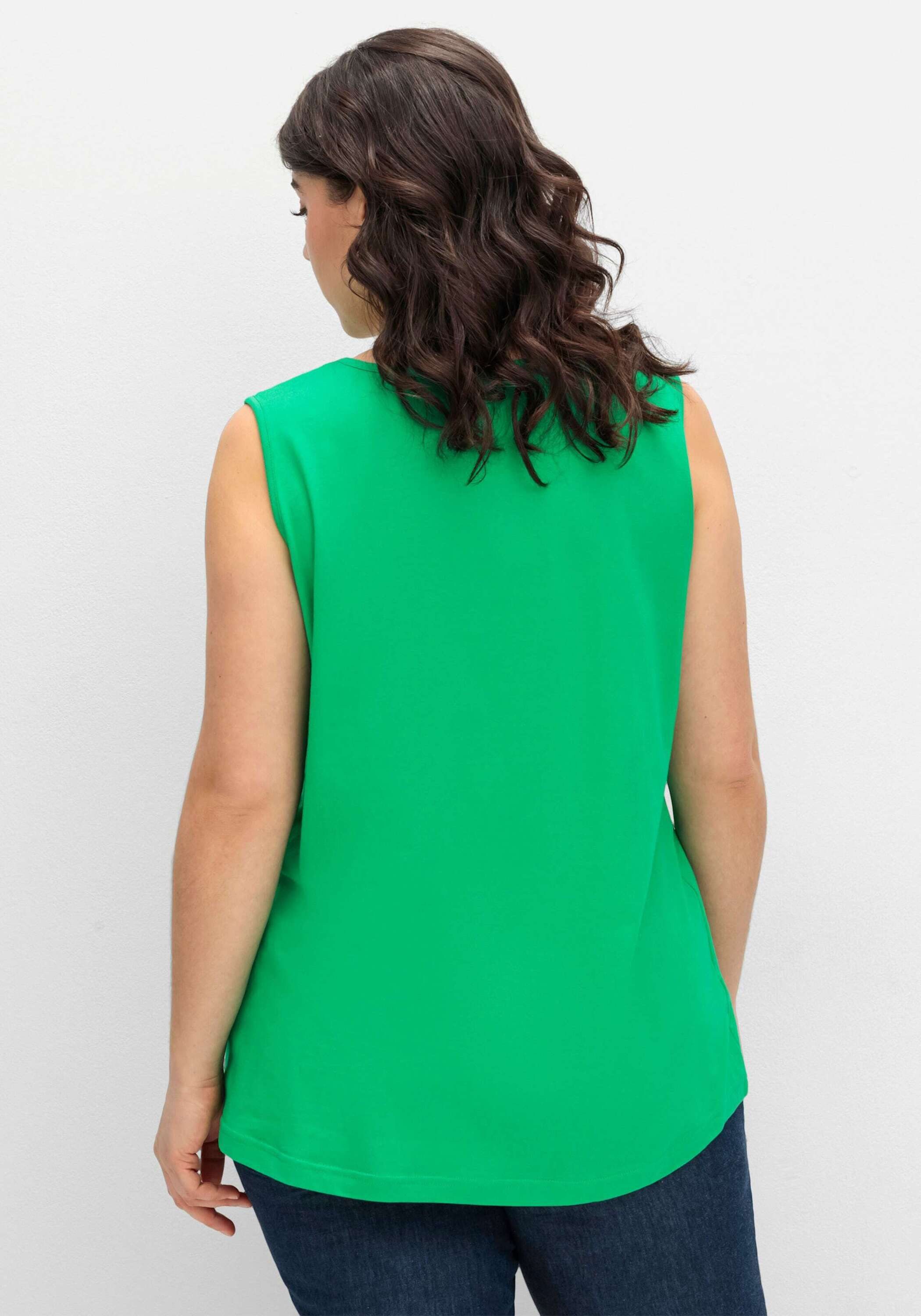 Sieh an! Shirttop Doppelpack Tops Ärmellos (2-tlg)
