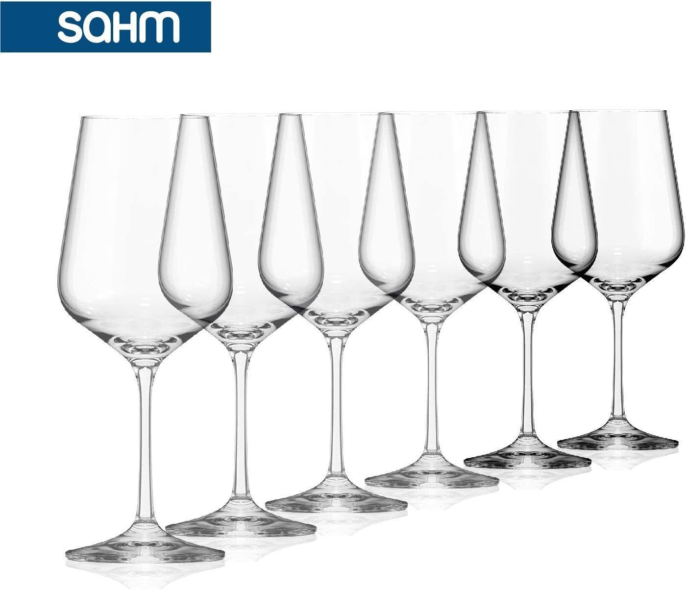 SAHM Rotweinglas Weingläser Rotwein Set 6er - Rotweingläser, Edles Glas, 100% recyclebar – Bild 4 von 5