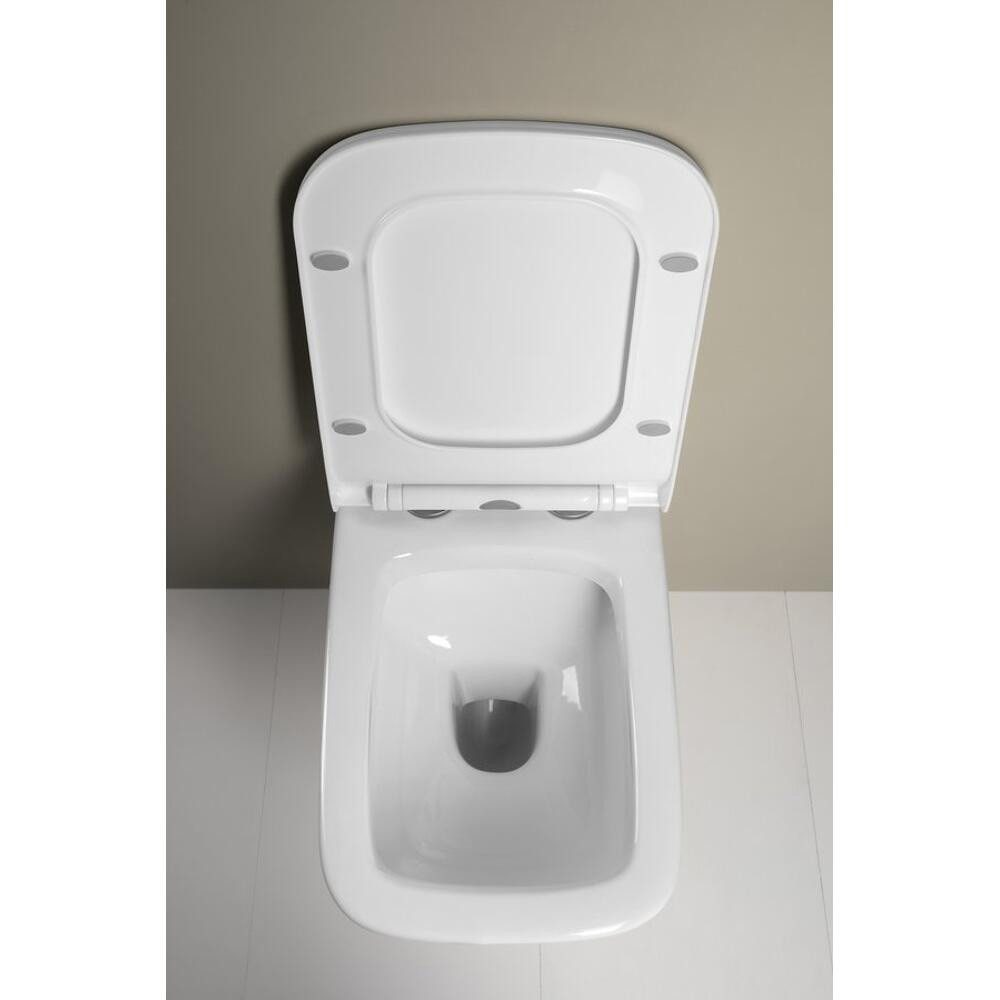 HAK Tiefspül-WC SPAZIA Hänge-WC, 34x53cm, Weiß