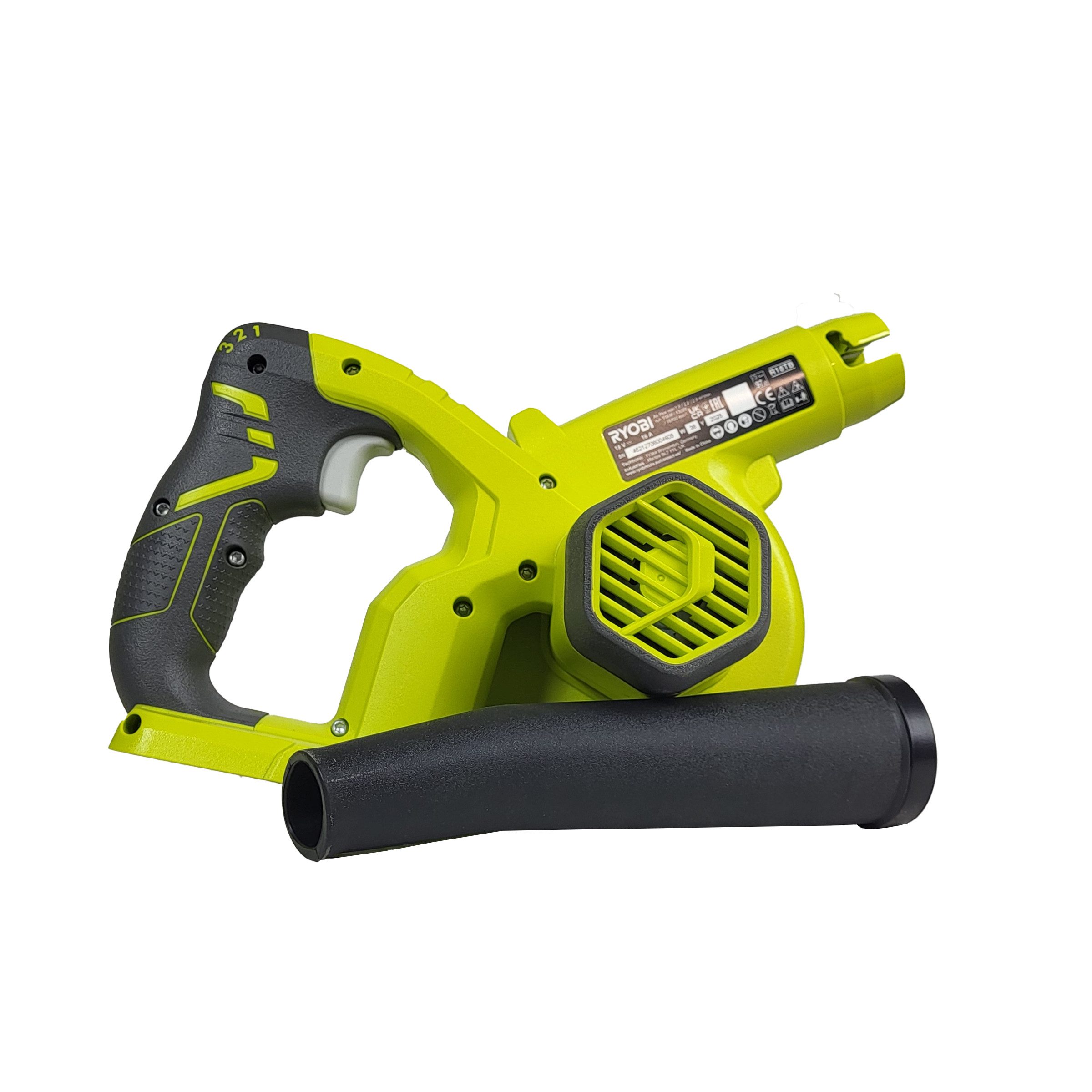 RYOBI Akku-Laubbläser Ryobi R18TB-0 18V ONE+ Akku-Kompaktgebläse Werkstattgebläse ohne akku, (1 St)