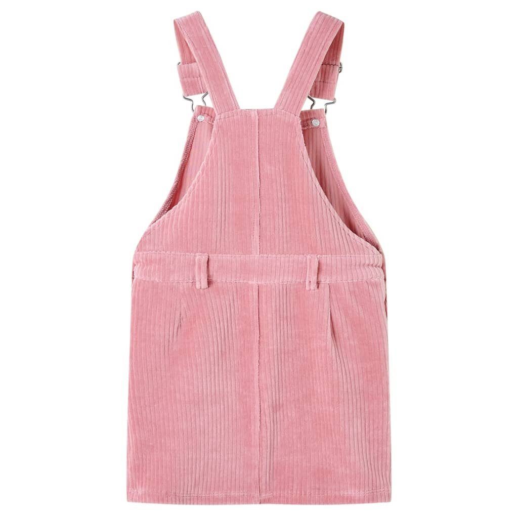vidaXL Latzkleid Kinder-Latzkleid Cord Hellrosa 92