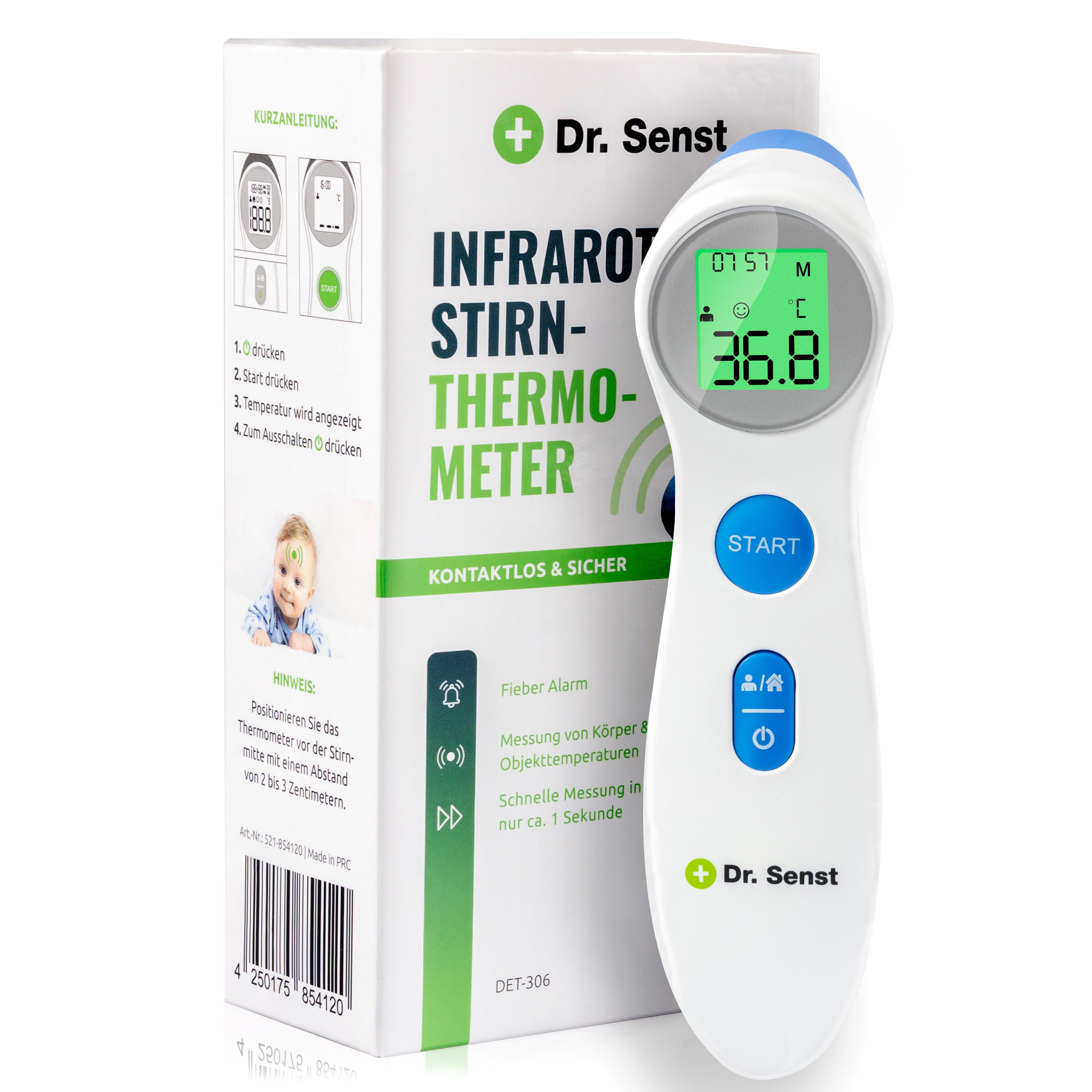 Dr. Senst Infrarot-Fieberthermometer DET-306