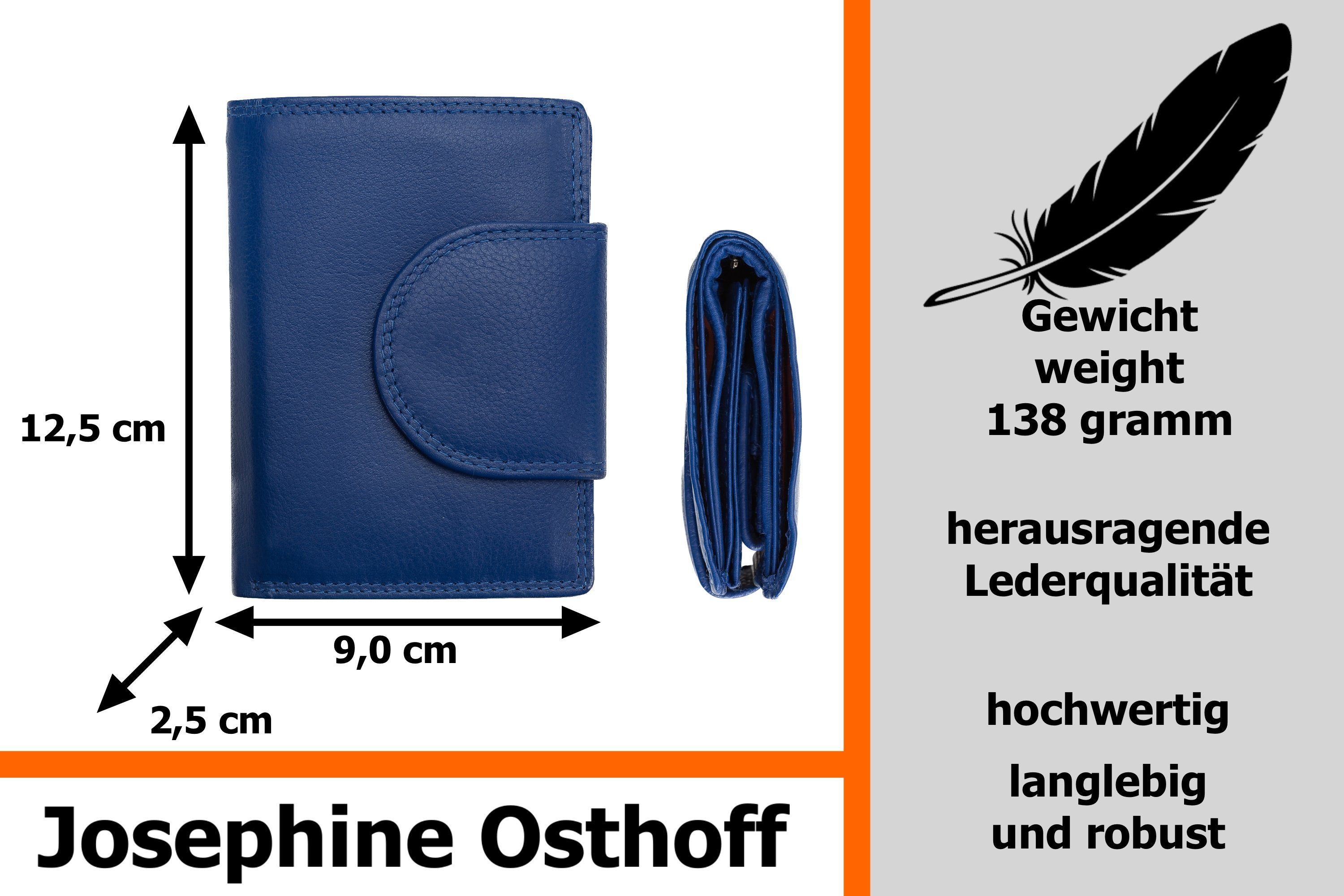 Osthoff Minibrieftasche Brieftasche royal Josephine Wiener Geldbörse