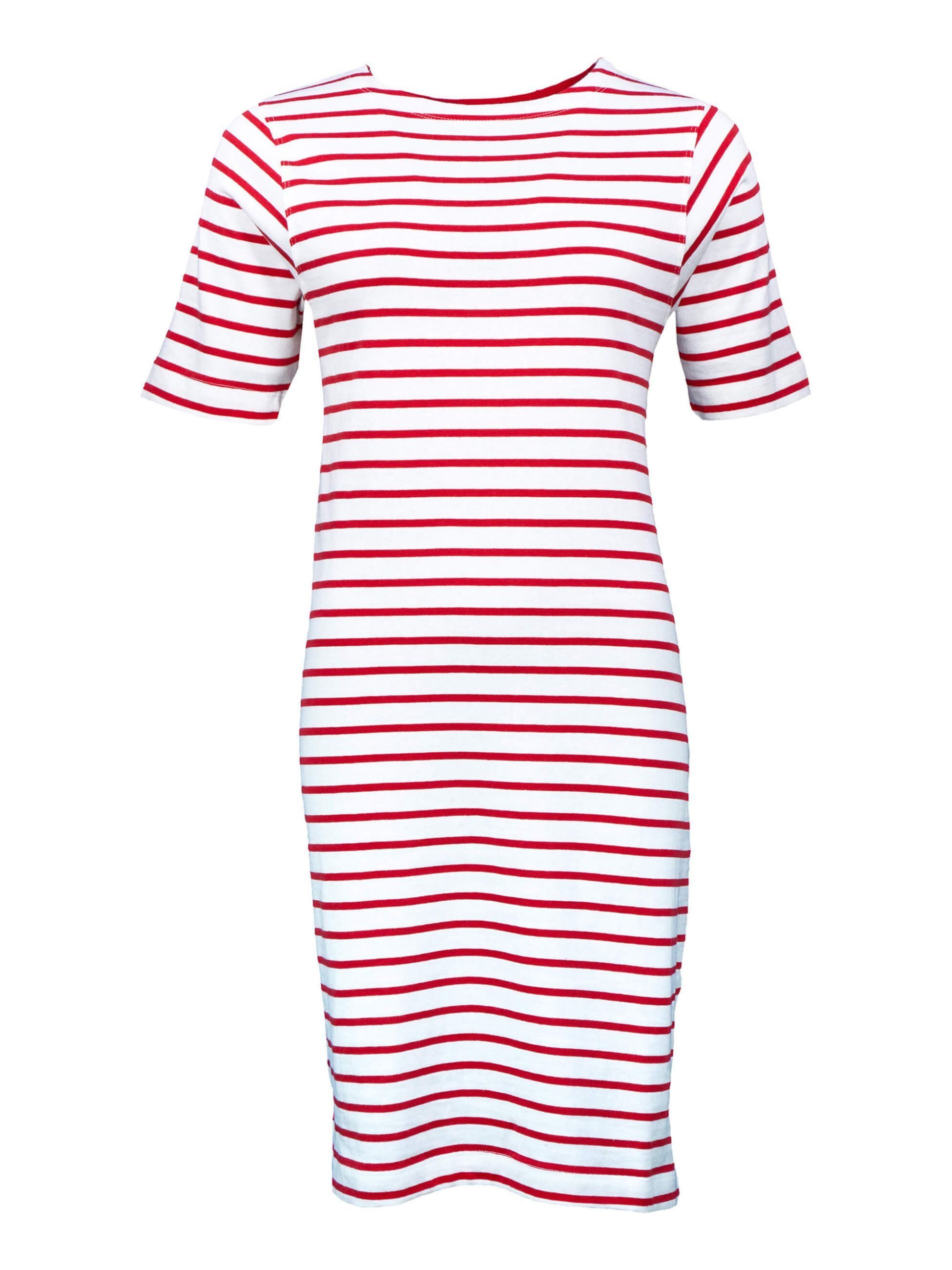 Wind sportswear Sommerkleid Damen Kurzarmkleid gestreift, günstig online kaufen