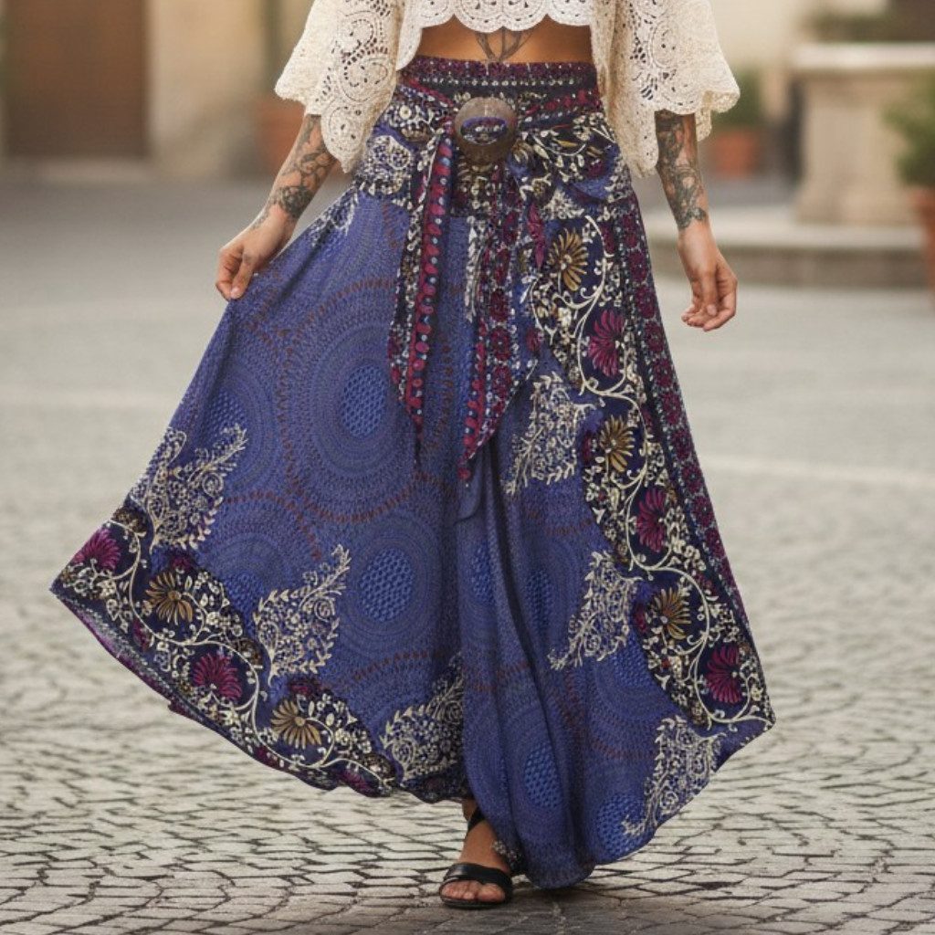 Guru-Shop Minirock Boho Sommerrock, Maxirock Hippie chic -.. alternative Be günstig online kaufen