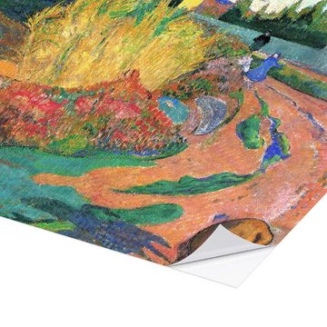 Posterlounge Wandfolie Paul Gauguin, Landschaft bei Arles, Mediterran Malerei