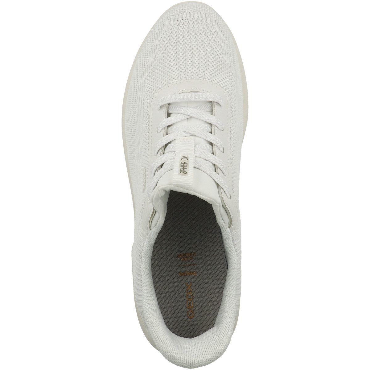Geox D Spherica Plus A Damen Sneaker Turnschuhe, Sportschuhe, Freizeitschuhe, Halbschuhe, Schnürschuhe