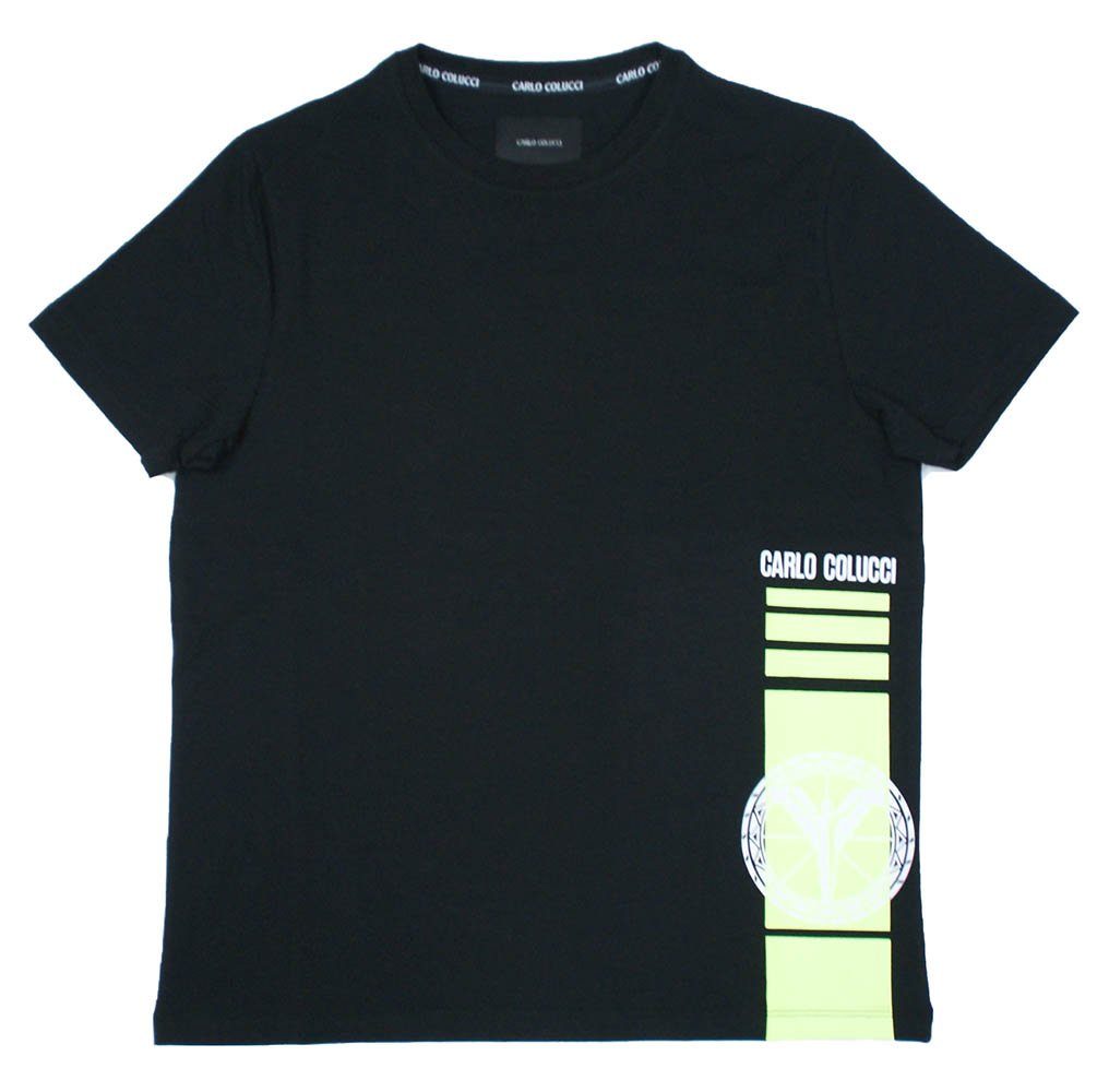 CARLO COLUCCI T-Shirt Neon Print (1-tlg)