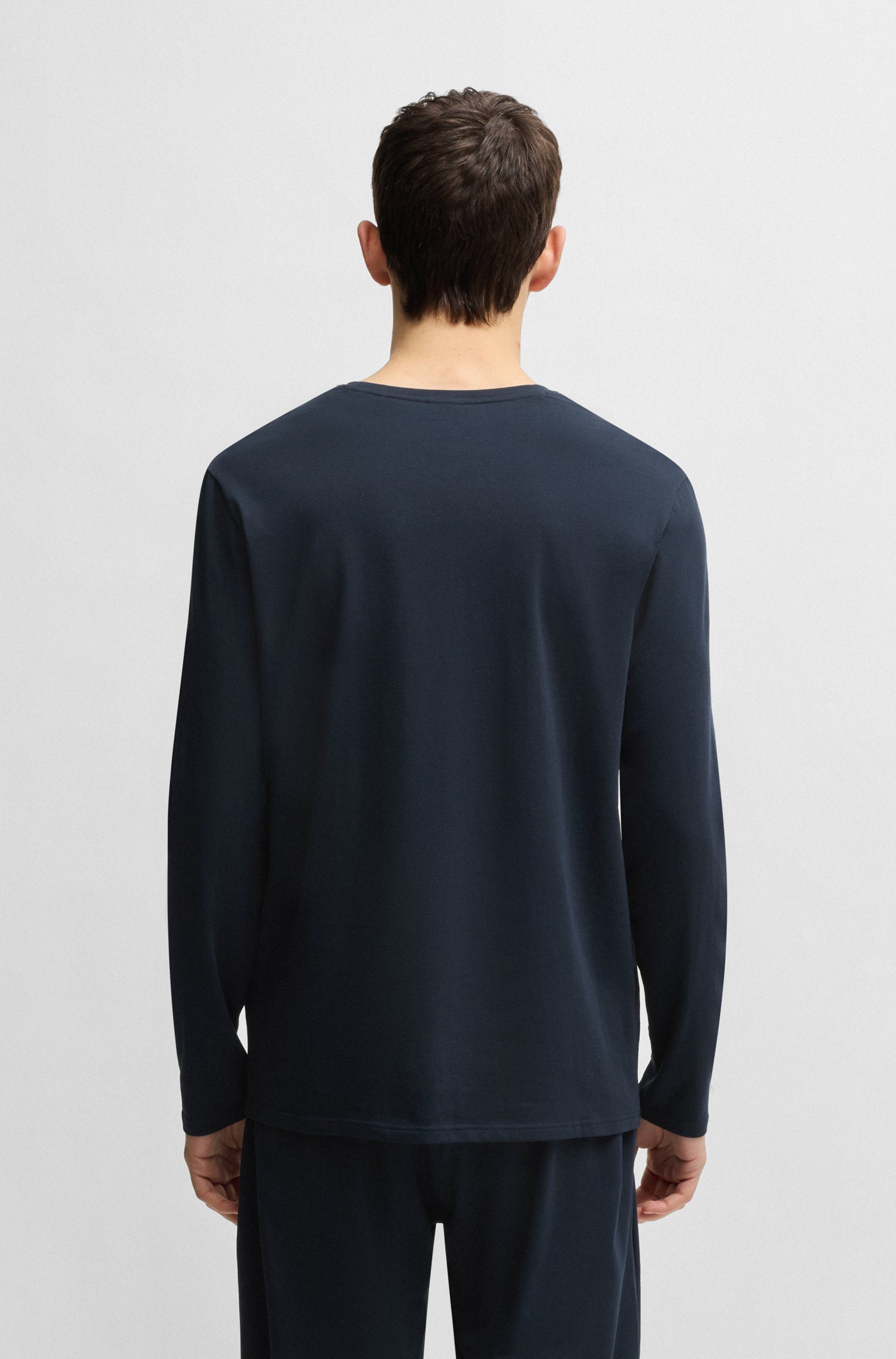 BOSS Pyjama Unique LS-Shirt mit Rundhalsausschnitt günstig online kaufen