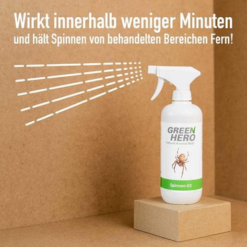 GreenHero Vergrämungsmittel Spinnen-Ex Spray zur Spinnenbekämpfung, 500 ml