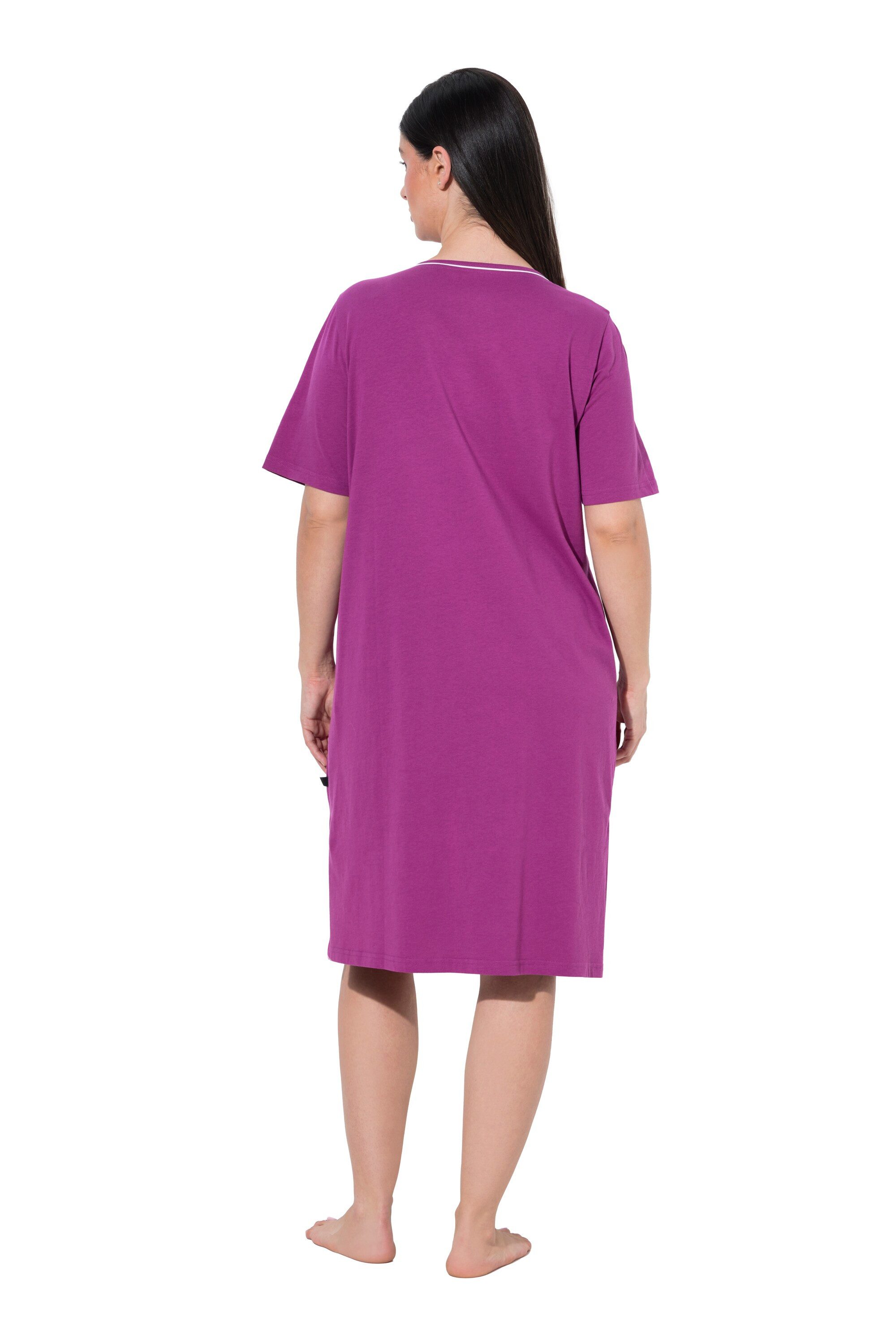 Ulla Popken Bigshirt Bigshirts 2er-Pack Karo/Paisley Rundhals Halbarm