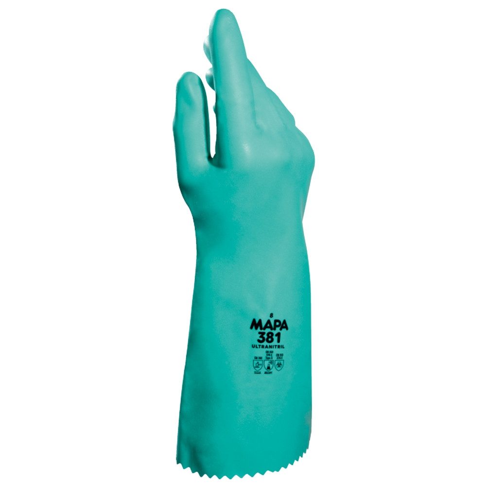 Profil 72er Pack STANSOLV AK-22 381 MAPA HANDSCHUHE NITRIL, GRÜN, MIT PROFIL