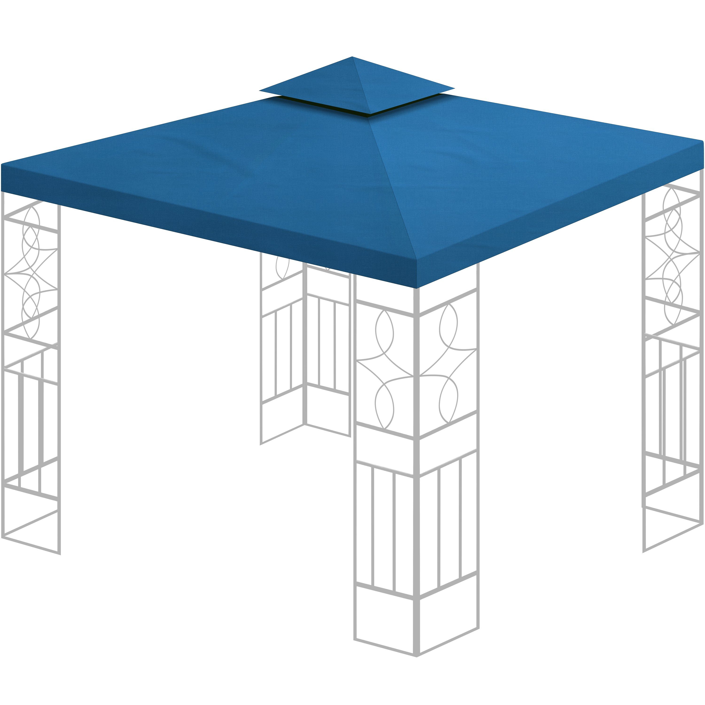 Thumbnail - habeig Pavillon-Ersatzdach Pavillondach Ersatzdach 360g/m² PVC 3x3m WASSERDICHT, 360,00 g/m², 100% wasserdicht