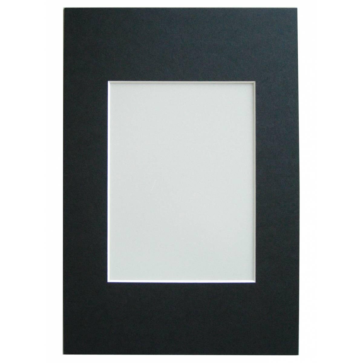 Bilderrahmen Passepartout PA520B 15x20 schwarz