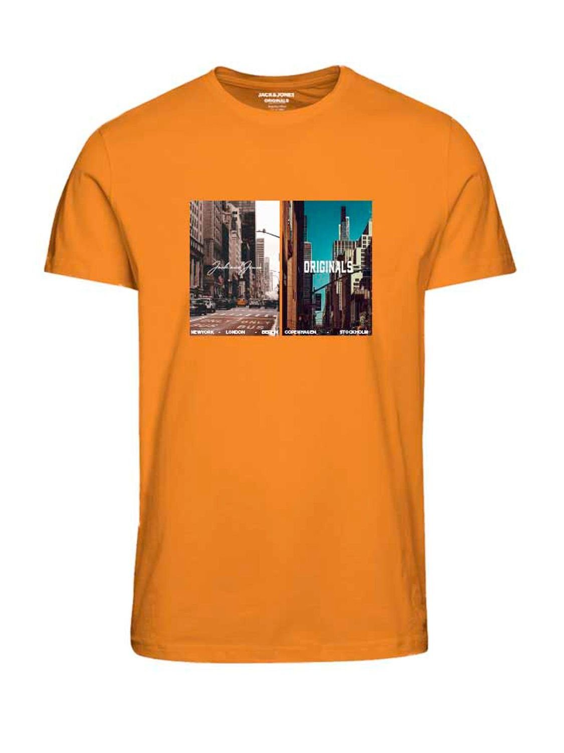 Jack T-Shirt 12232997 aus Jones Iceland & JORBOOSTER Baumwolle Poppy (1-tlg)