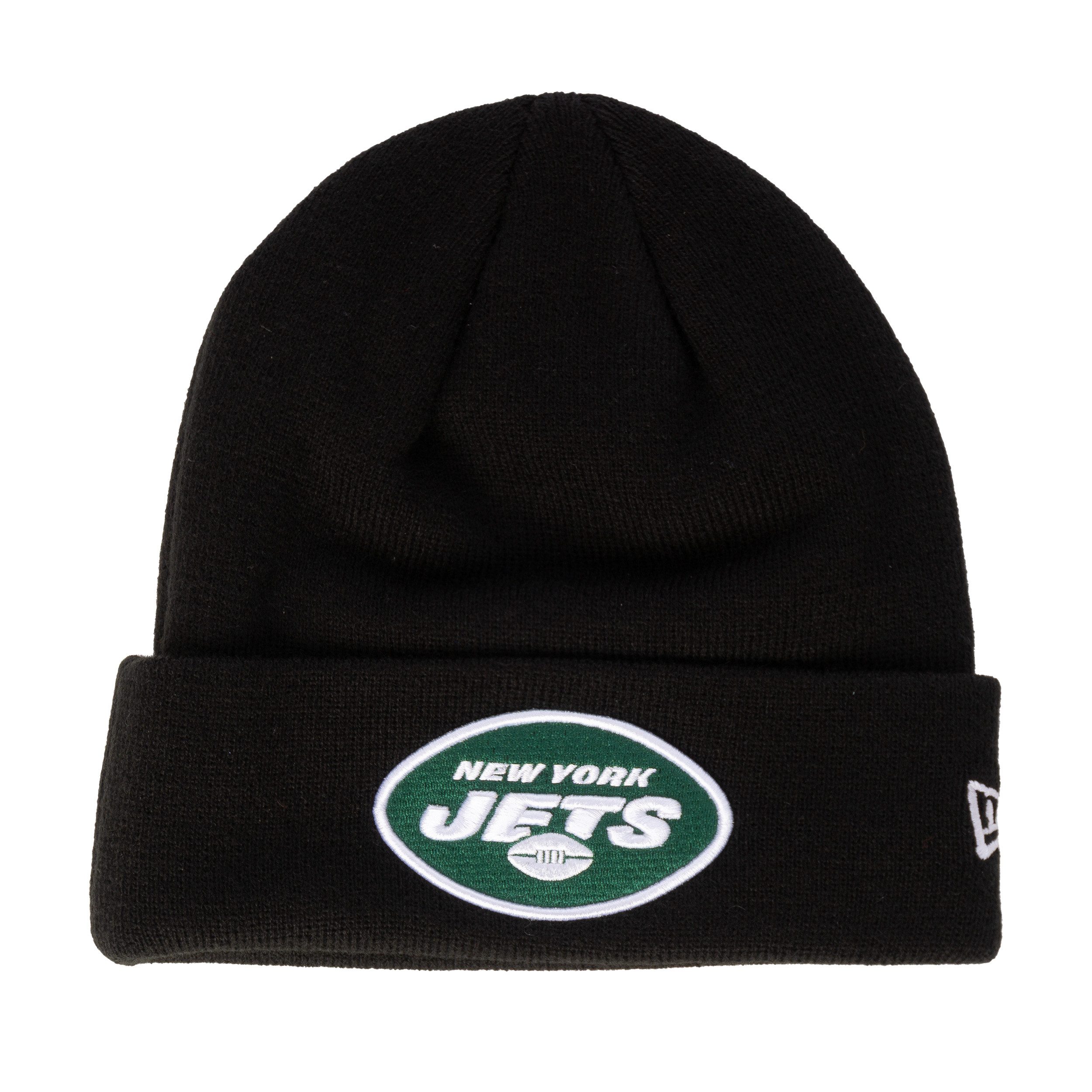New Era Strickmütze Mütze New Era NFL New York Jets Beanie breiter Umschlag
