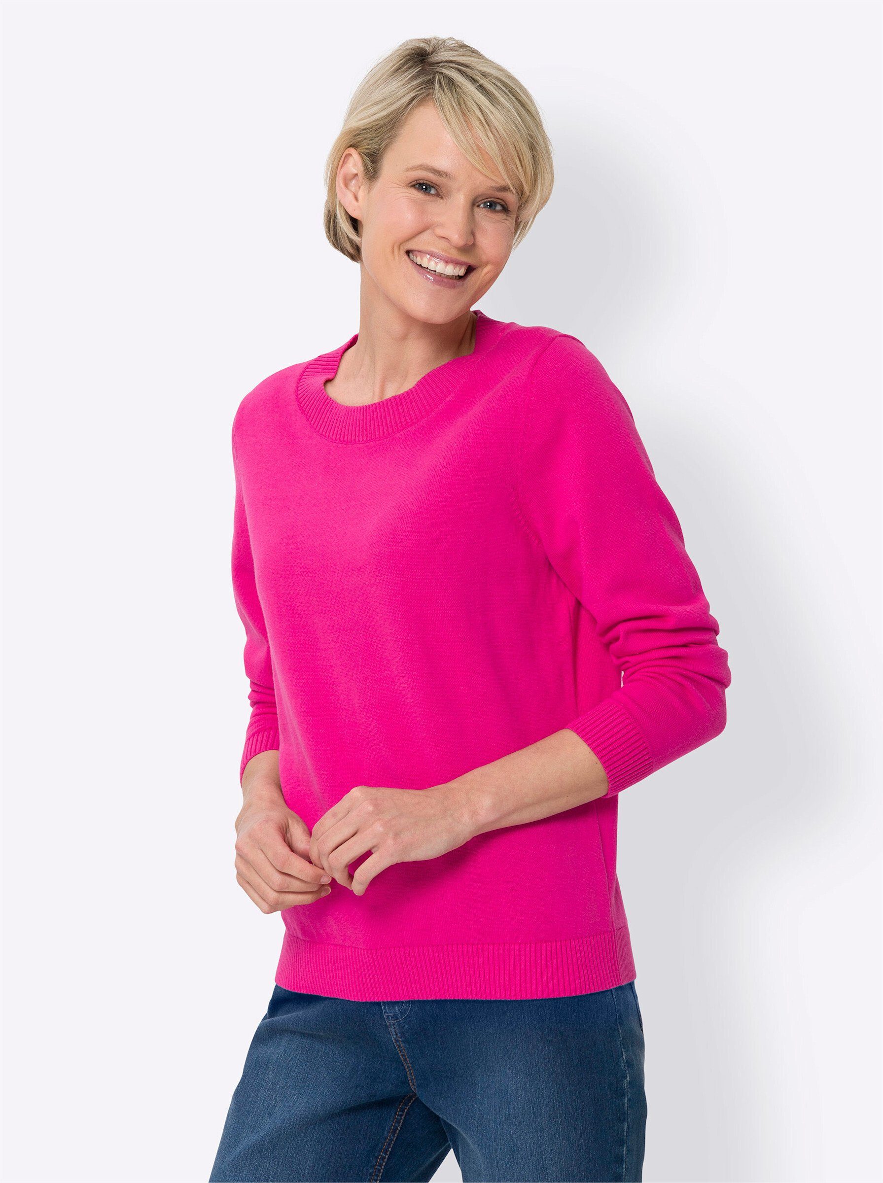 Strickpullover Langarm-Pullover