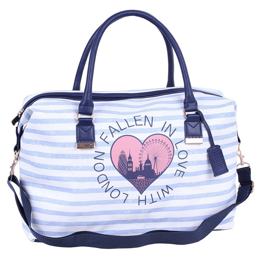 Sarcia.eu Umhängetasche Blaue, gestreifte Tasche