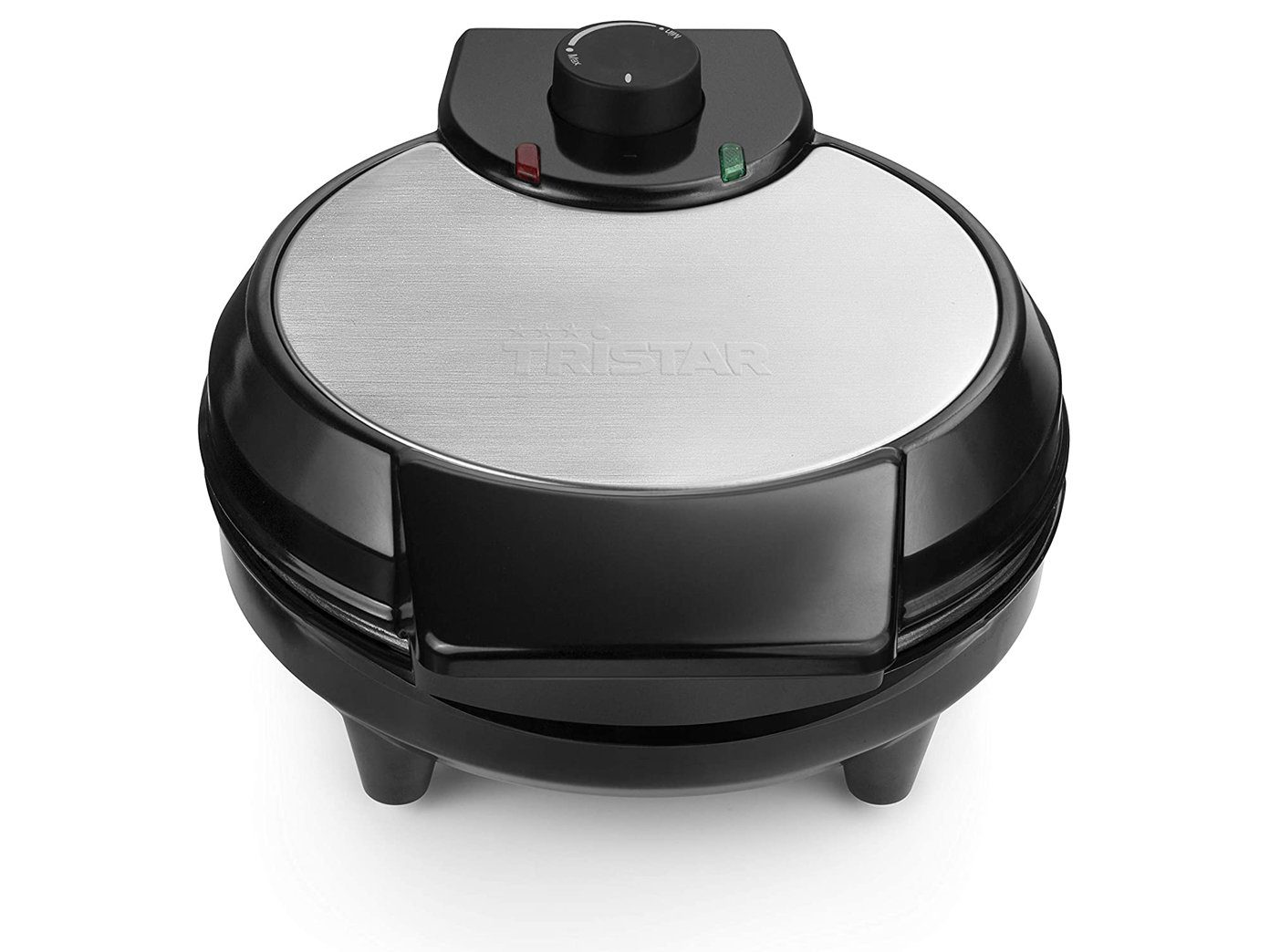 Tristar Waffeleisen, 700 W, 5 herzförmige Waffeln Ø20cm Waffelbäcker Waffelmaker mit Waffel-Gabel