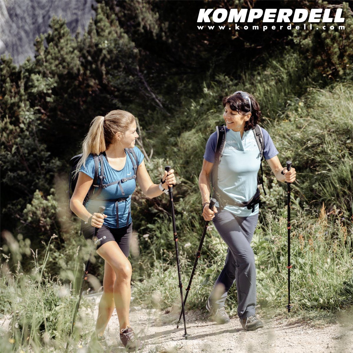 Komperdell Trekking-Stöcke Komperdell C3 Carbon PRO Power Lock Tourenstock, Wanderstock