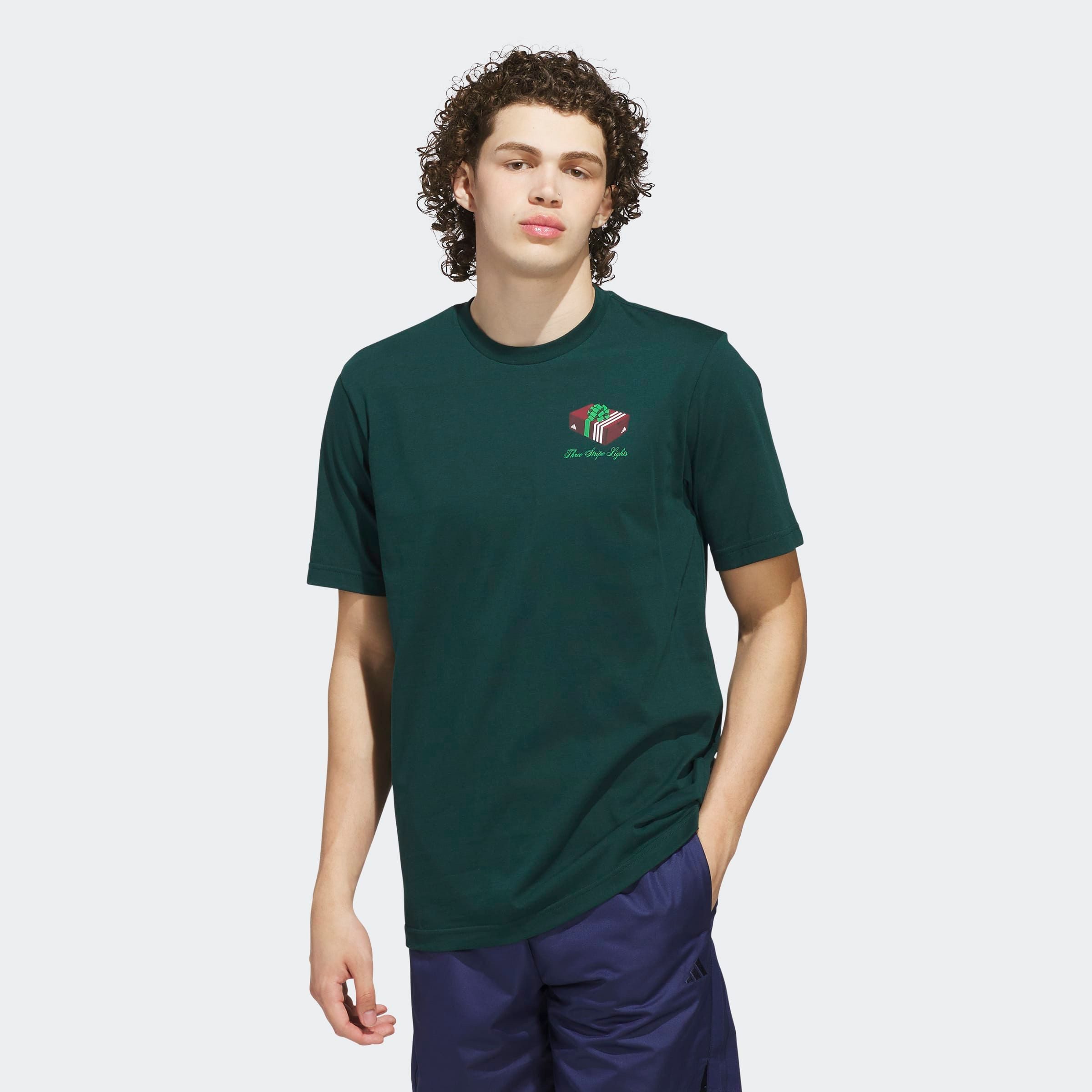 adidas Sportswear T-Shirt M HLDY GFTBOX T sportlicher Stil, mit Motiv-Grafi günstig online kaufen