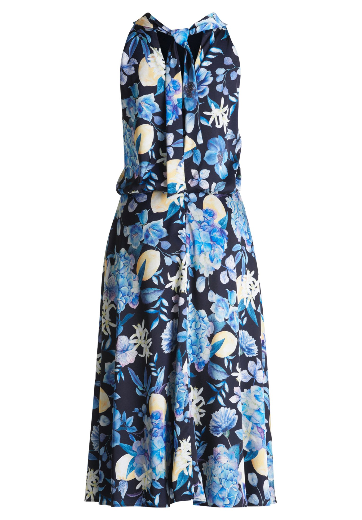 Vera Mont Cocktailkleid Damen mit Stehkragen Druck