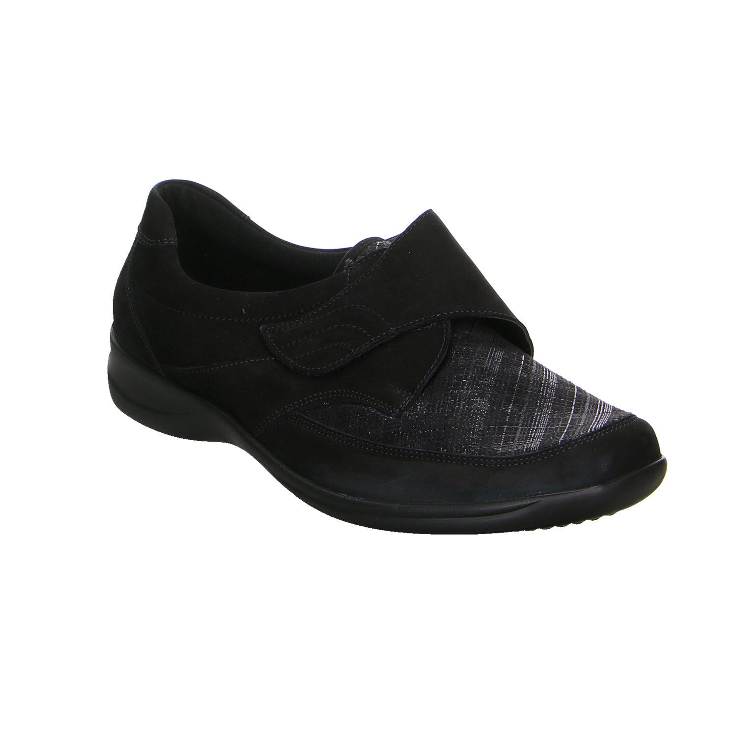 Waldläufer Waldläufer Velour Comfort Slipper schwarz Slipper