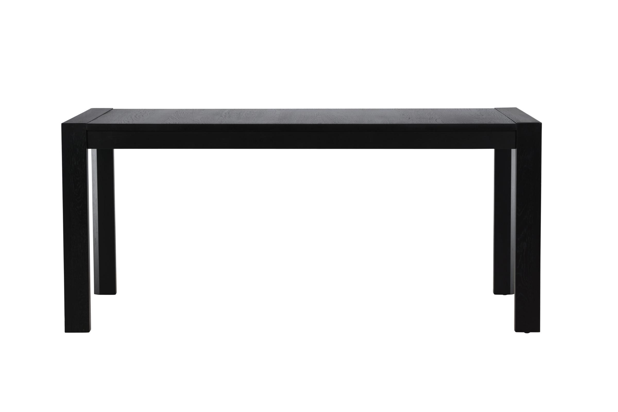 Venture Home Esstisch Slider Esstisch mit Auszug 95x250 cm schwarz. (1-St)