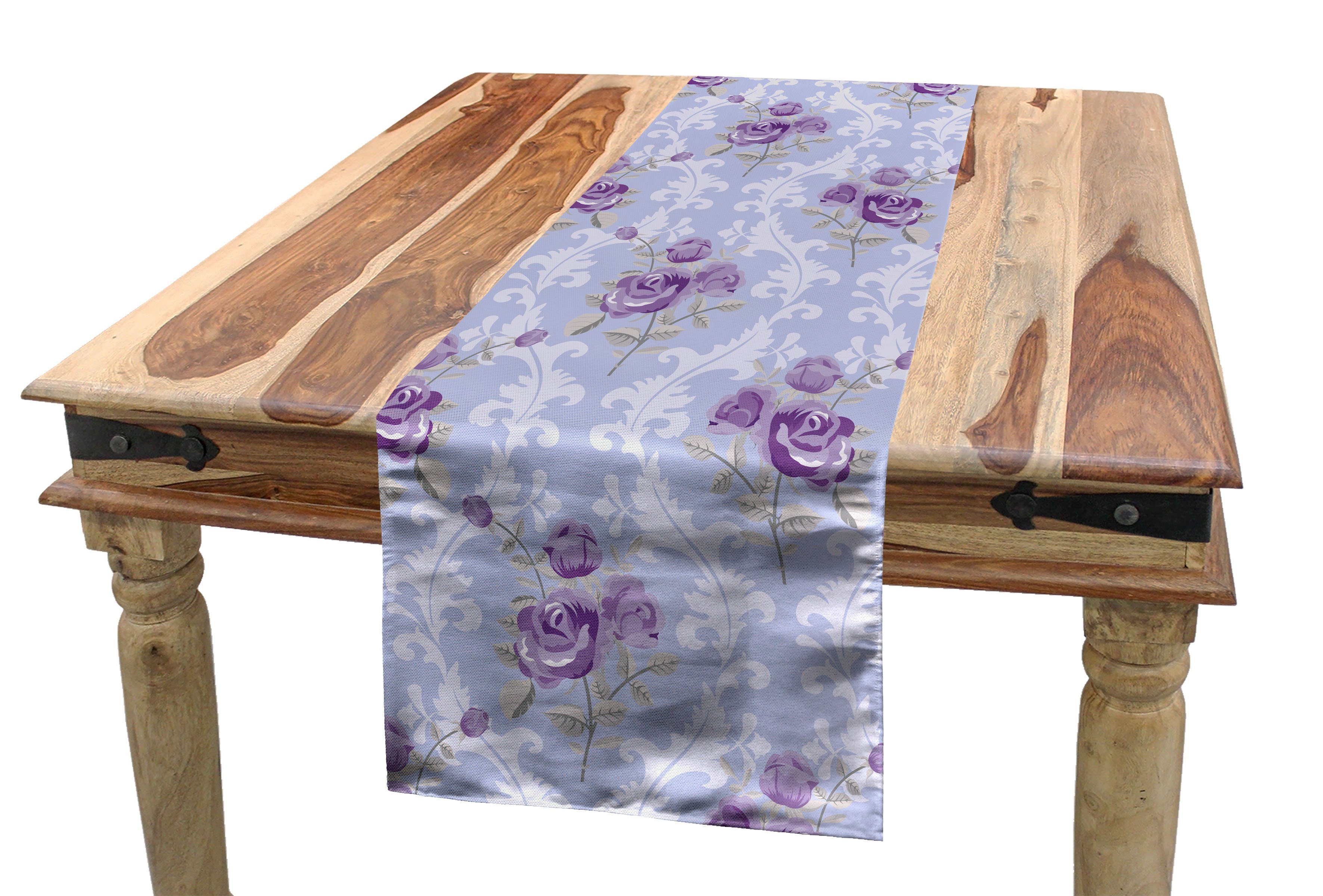 Rechteckiger Tischläufer Roses Dekorativer Tischläufer, Jahrgang Küche Antique Waves Abakuhaus Esszimmer