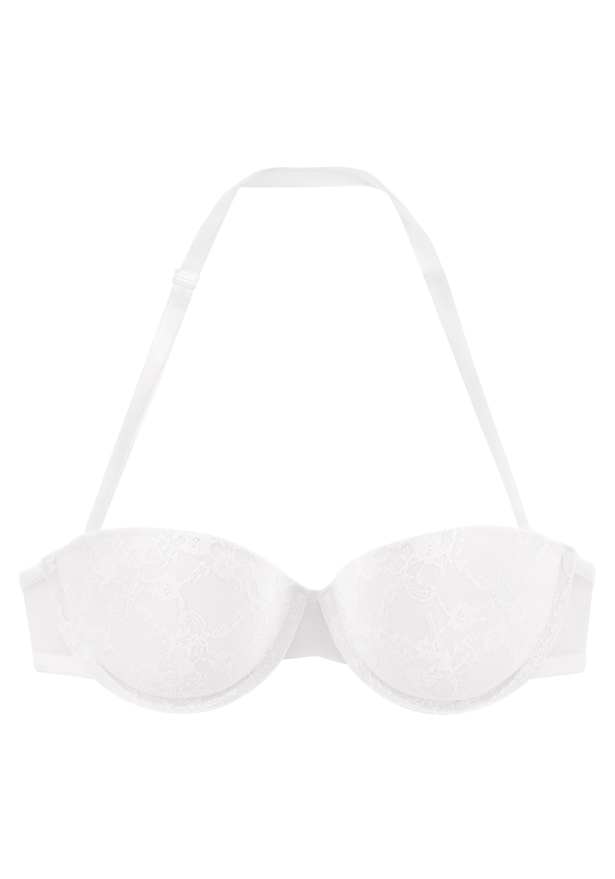 LASCANA Schalen-BH mit transparentem Rückenteil und abnehmbaren Neckholder