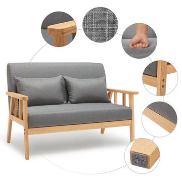 Mondeer Sessel Loungesofa, mit Kissen, Armlehnensessel, Couch