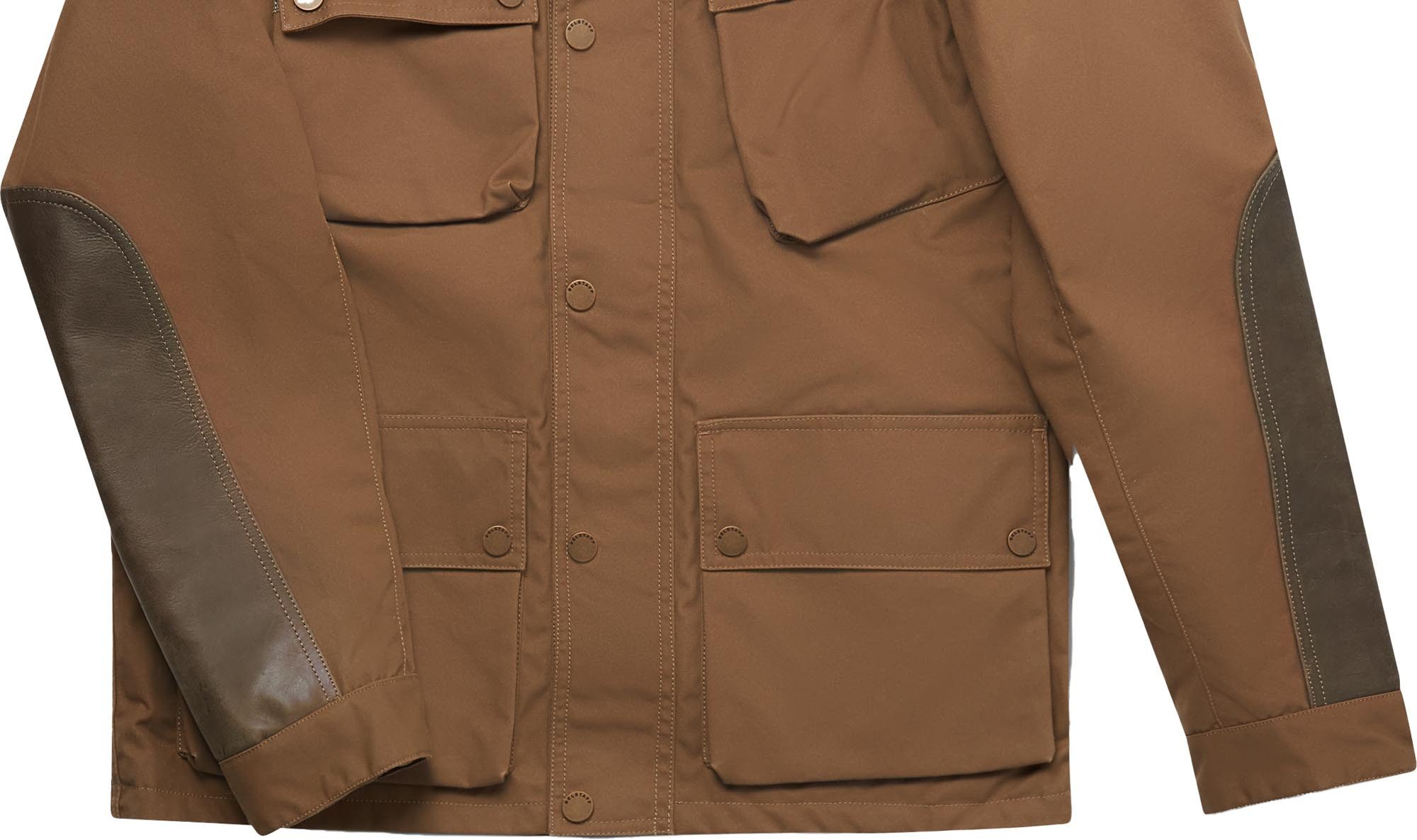Belstaff Motorradjacke Trackmaster wasserdichte Motorrad Waxjacke Ellenbogenprotektoren enthalten,Schulterprotektoren enthalten,was