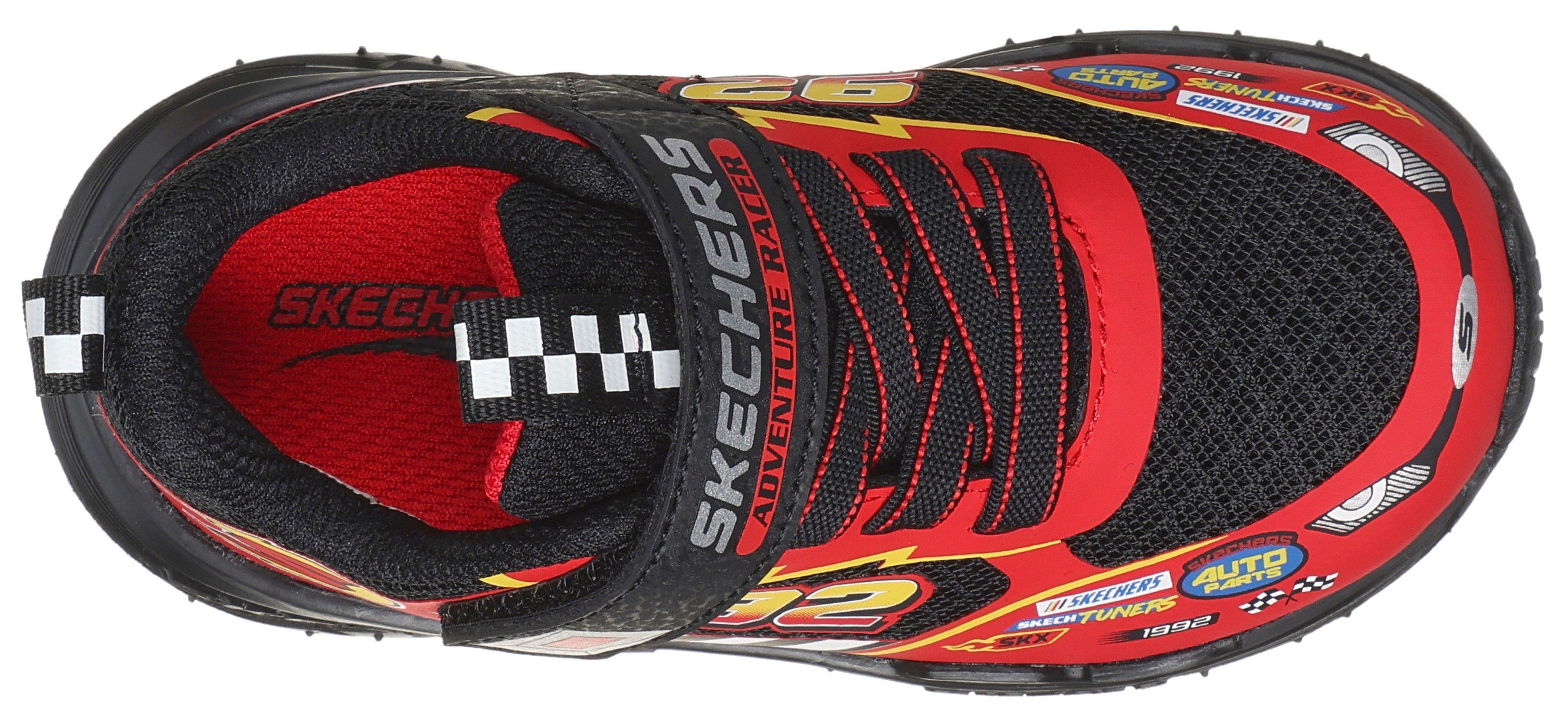 Skechers SKECH TRACKS Lauflernschuh Sneaker mit vielen coolen Prints, Größenschablone zum Download